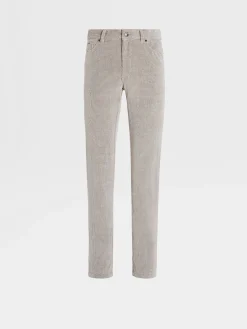 Jeans>ZEGNA Light Taupe Cashco Roccia Pants LightTaupe
