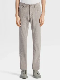 Jeans>ZEGNA Light Taupe Cashco Roccia Pants LightTaupe