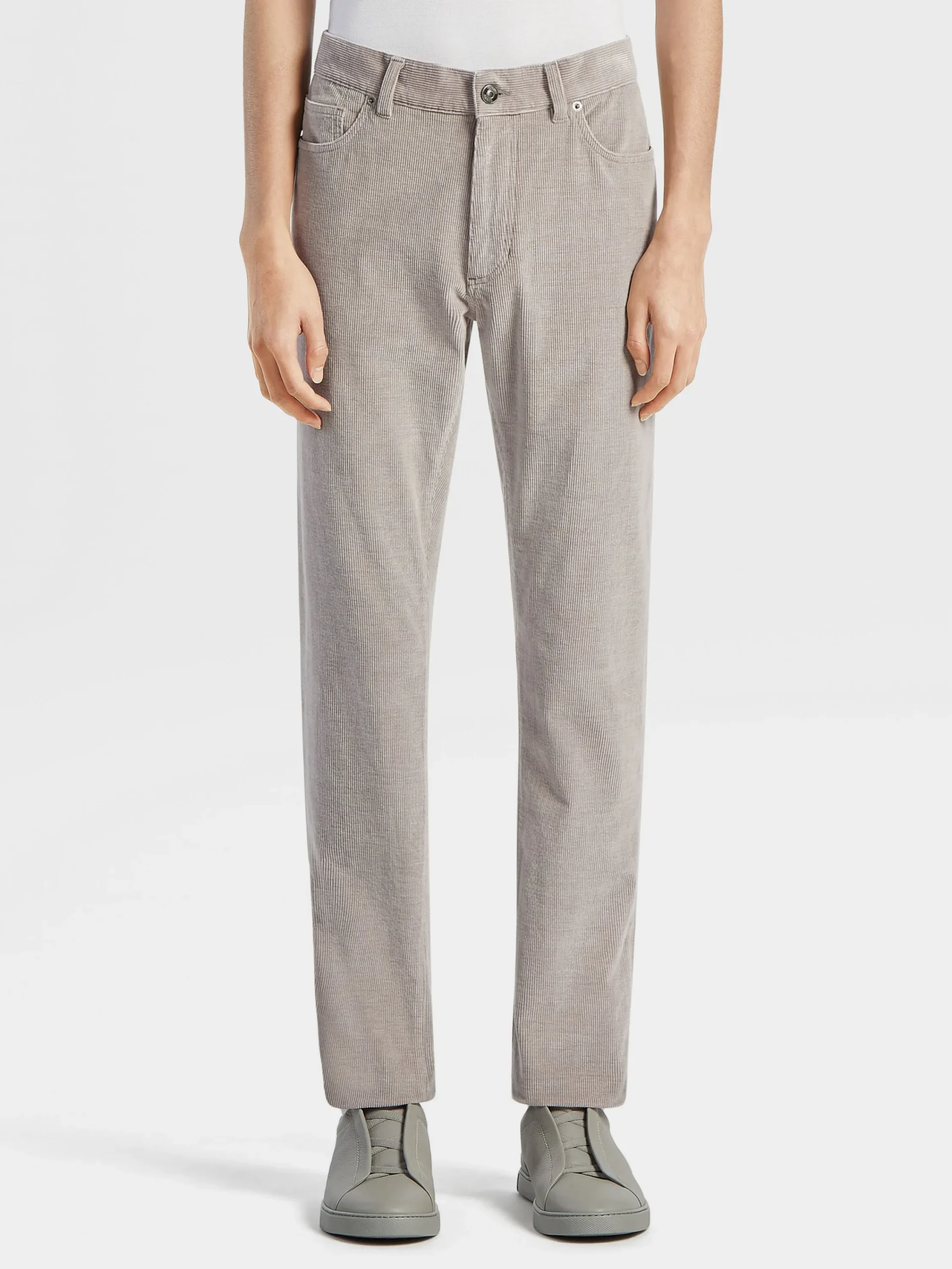 Jeans>ZEGNA Light Taupe Cashco Roccia Pants LightTaupe