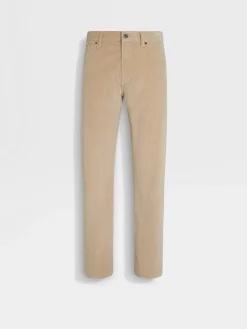 Jeans>ZEGNA Light Taupe Cashco Roccia Pants LightTaupe