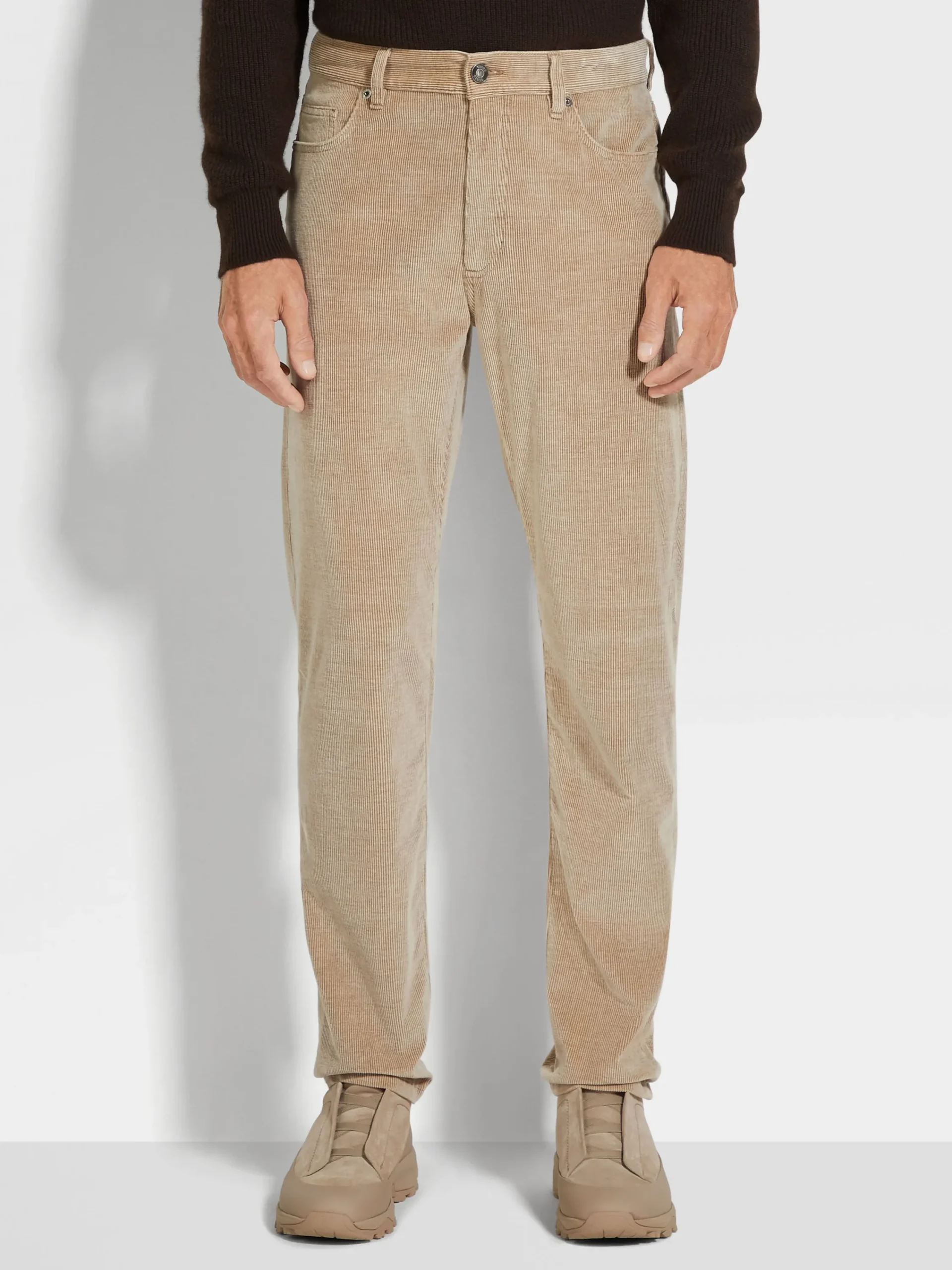 Jeans>ZEGNA Light Taupe Cashco Roccia Pants LightTaupe