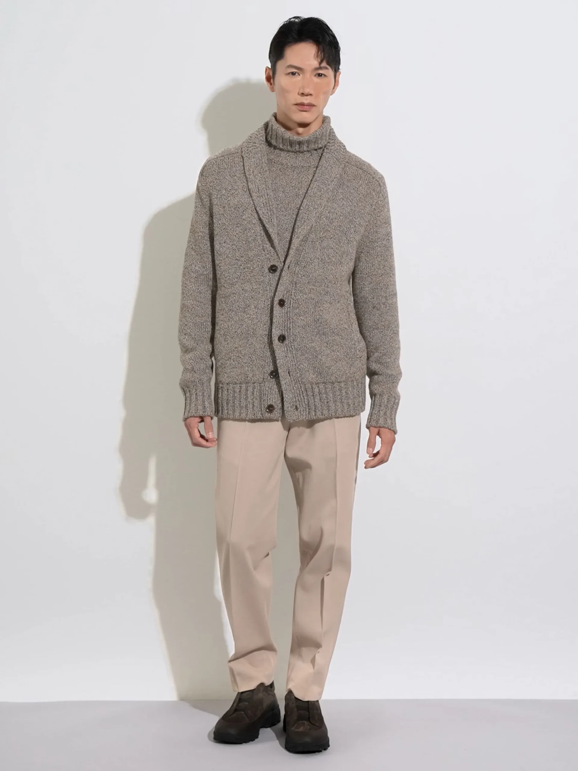 Travel In Style|Pants>ZEGNA Light Taupe Cotton and Wool Pants LightTaupe