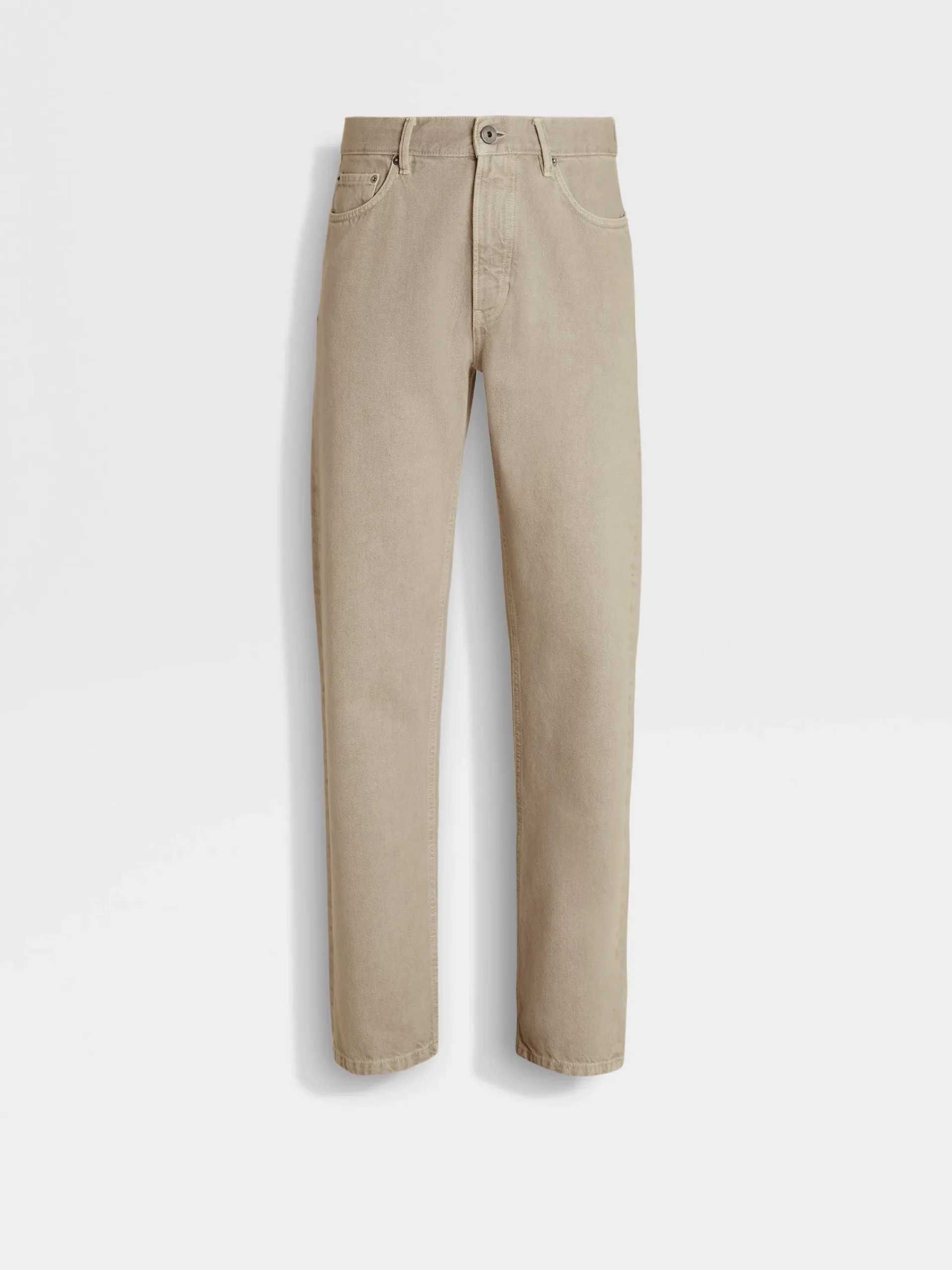 Travel In Style|Jeans>ZEGNA Light Taupe Cotton Roccia Jeans LightTaupe