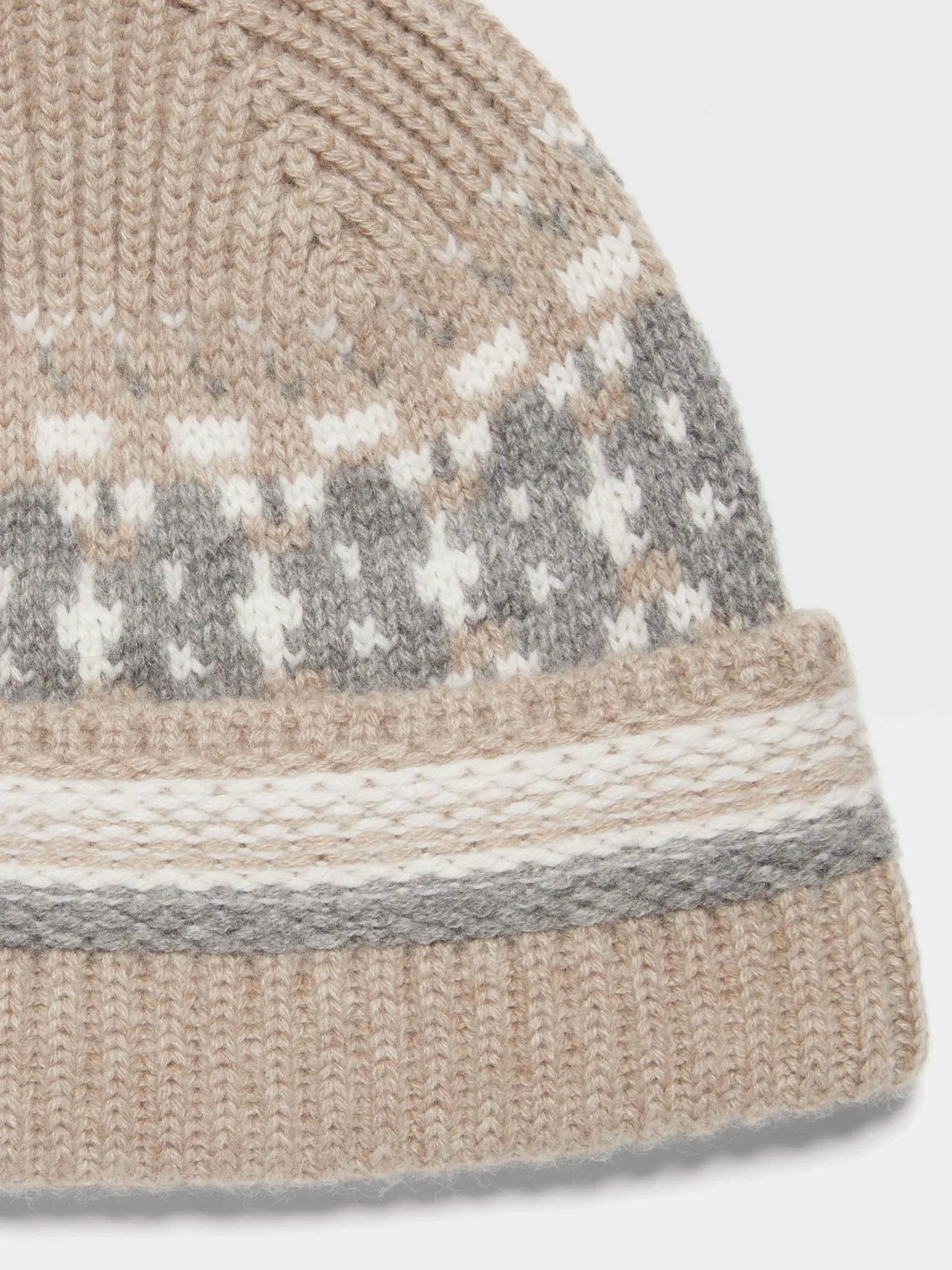 Small Gifts|Soft Accessories>ZEGNA Light Taupe Oasi Cashmere Beanie LightTaupe