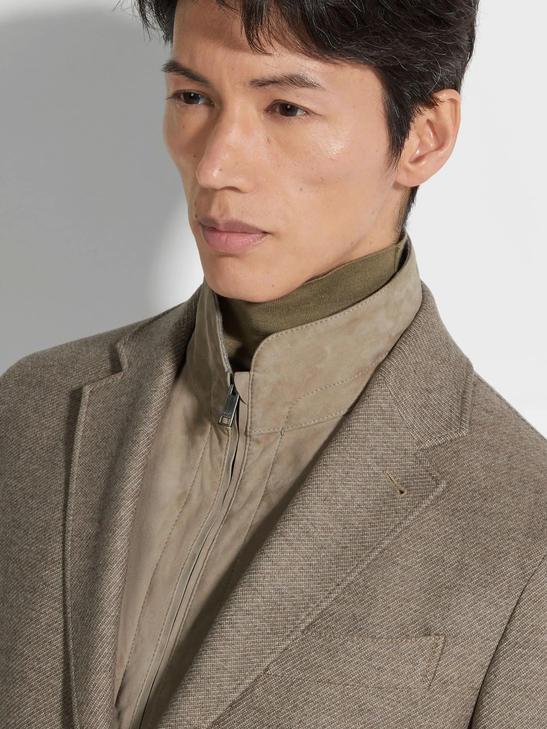 Blazers>ZEGNA Light Taupe Trofeo™ Cashmere Jacket LightTaupe