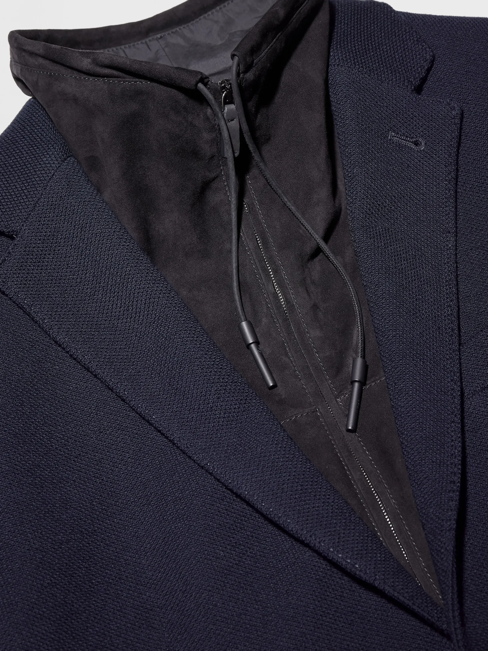 Blazers>ZEGNA Navy Blue High Performance™ Jersey Jacket NavyBlue