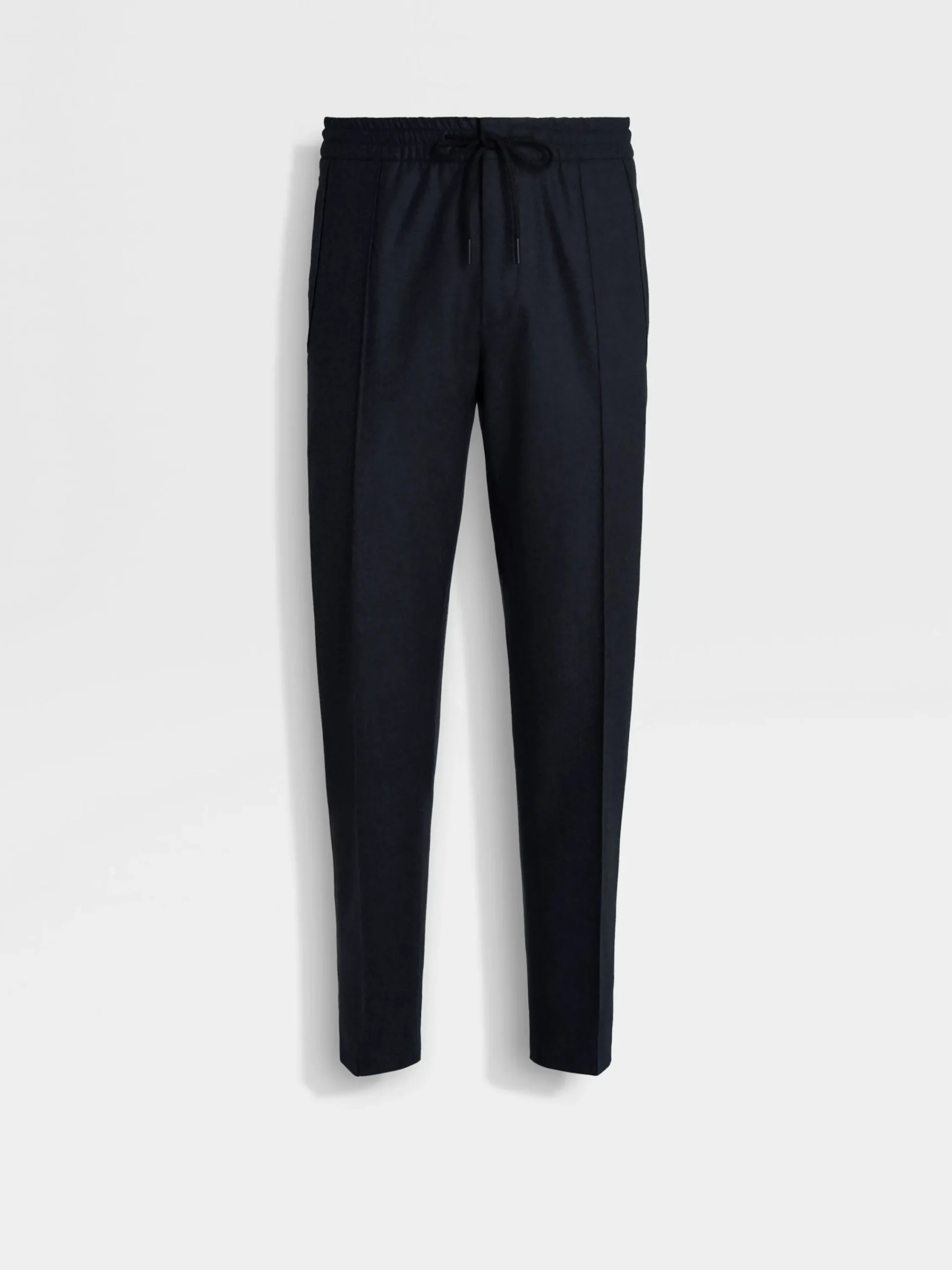 Joggers And Sweatshirts>ZEGNA Navy Blue 15milmil15 Wool Joggers NavyBlue