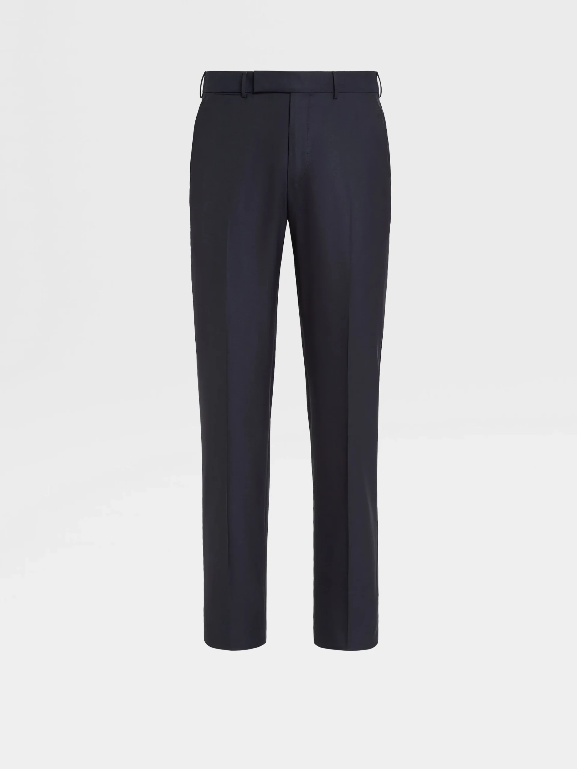 Pants>ZEGNA Navy Blue 15milmil15 Wool Pants NavyBlue