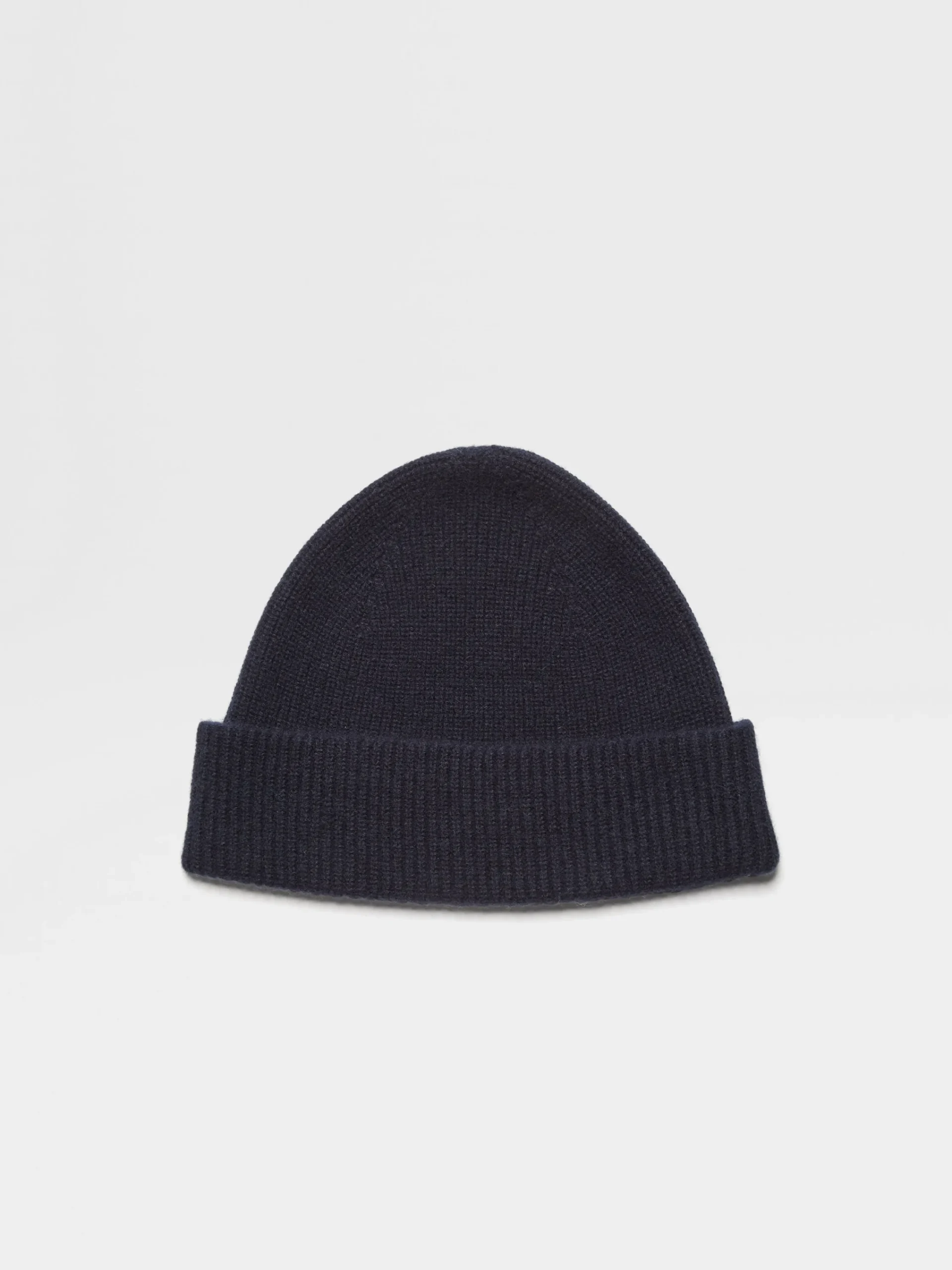 Small Gifts|Soft Accessories>ZEGNA Navy Blue Oasi Cashmere Beanie NavyBlue