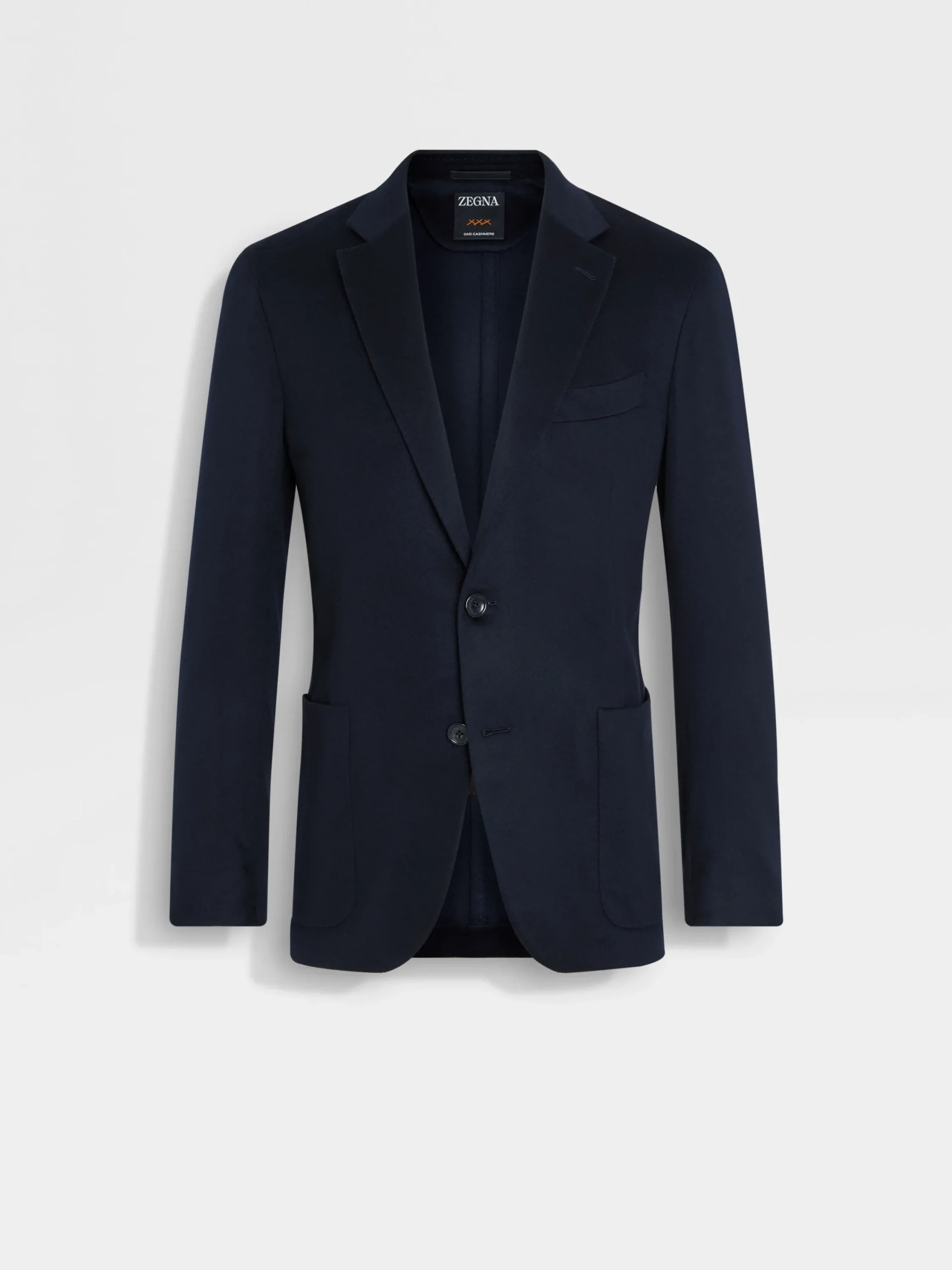 Blazers>ZEGNA Navy Blue Oasi Cashmere Jacket NavyBlue