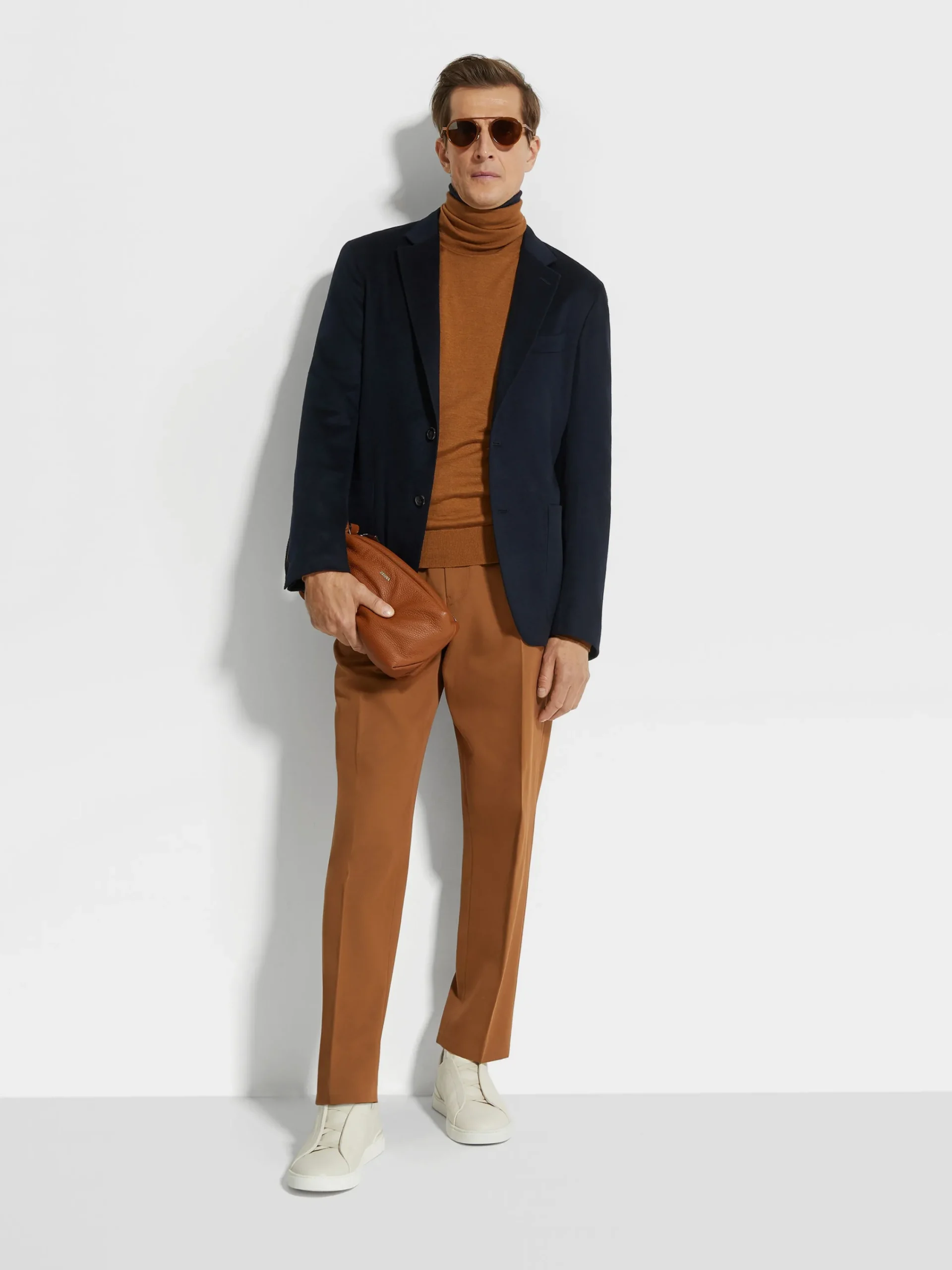Blazers>ZEGNA Navy Blue Oasi Cashmere Jacket NavyBlue
