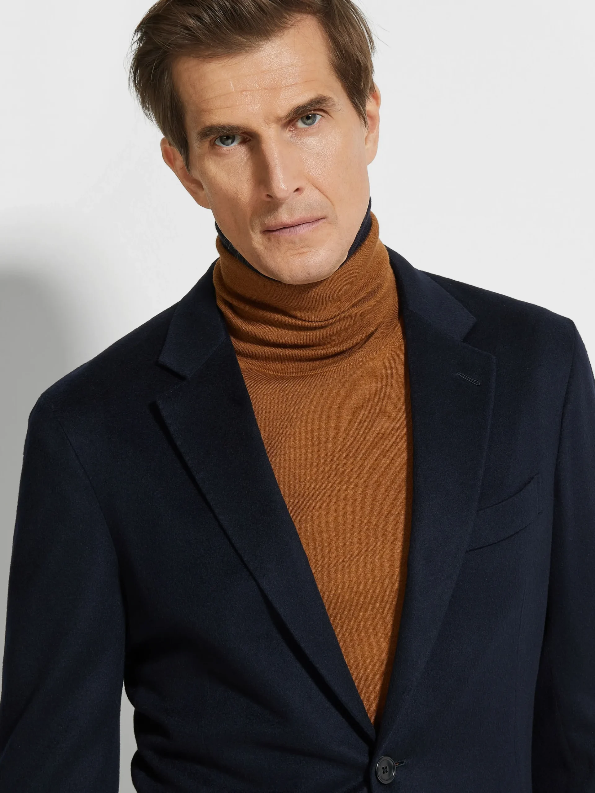 Blazers>ZEGNA Navy Blue Oasi Cashmere Jacket NavyBlue