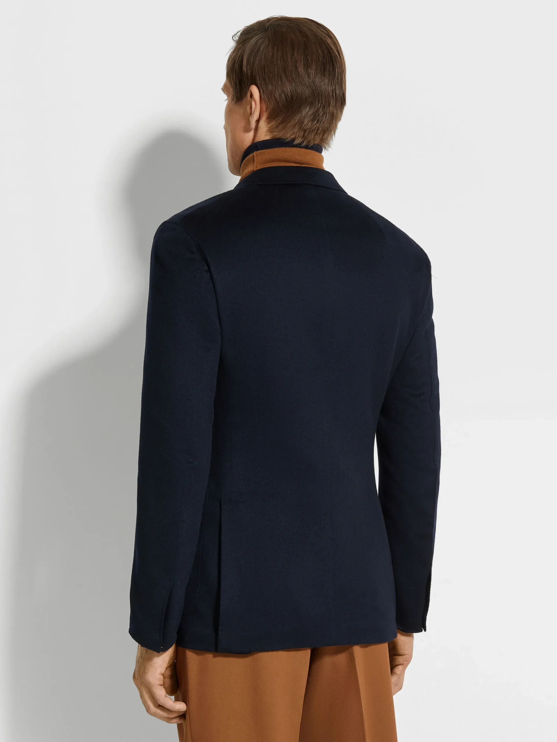 Blazers>ZEGNA Navy Blue Oasi Cashmere Jacket NavyBlue