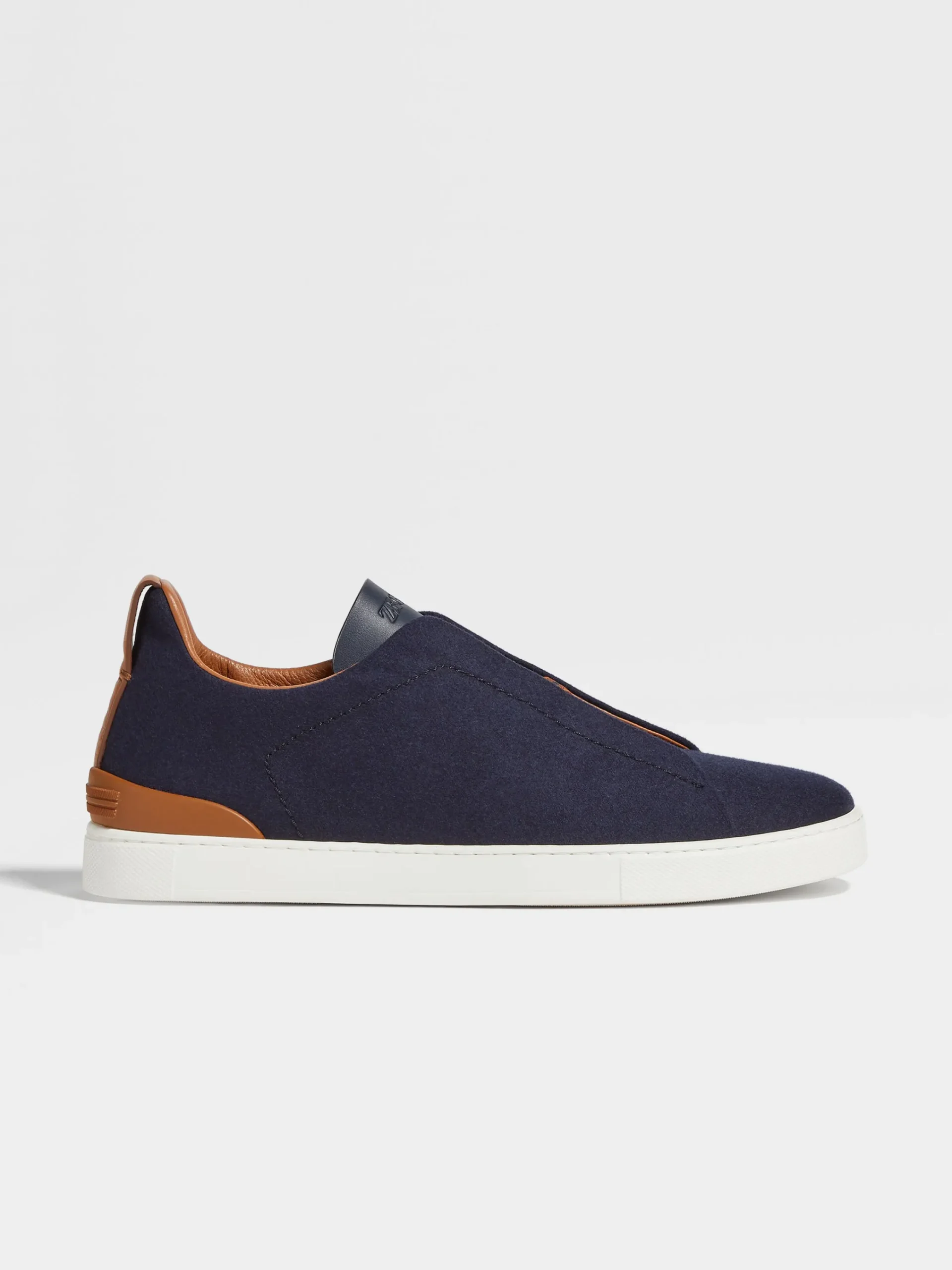 Sneakers>ZEGNA Navy Blue #UseTheExisting™ Triple Stitch™ Sneakers NavyBlue