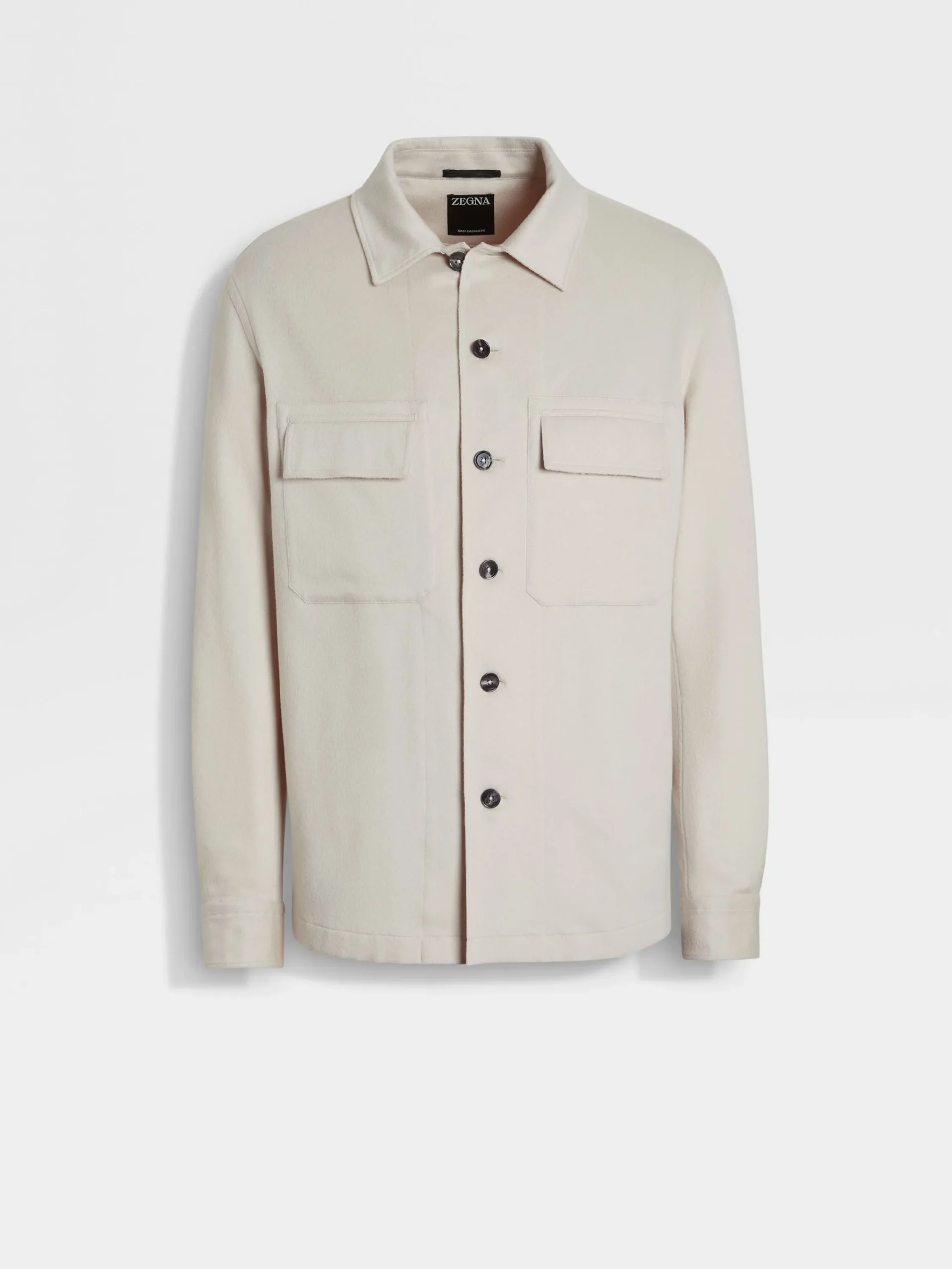 Overshirts And Chore Jackets>ZEGNA Oasi Cashmere Alba Overshirt White