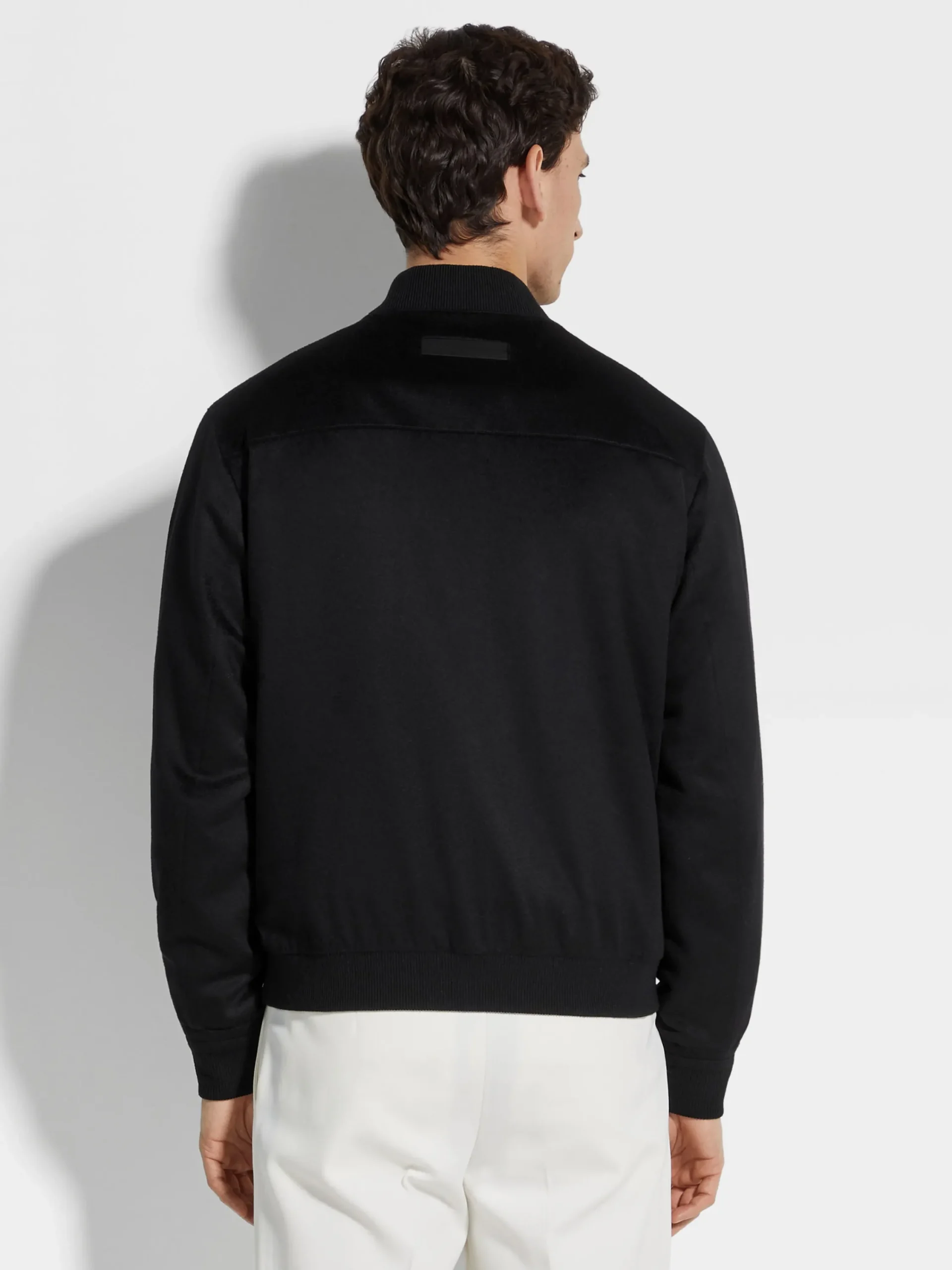 Travel In Style|Jackets And Coats>ZEGNA Oasi Cashmere Elements Bomber Black