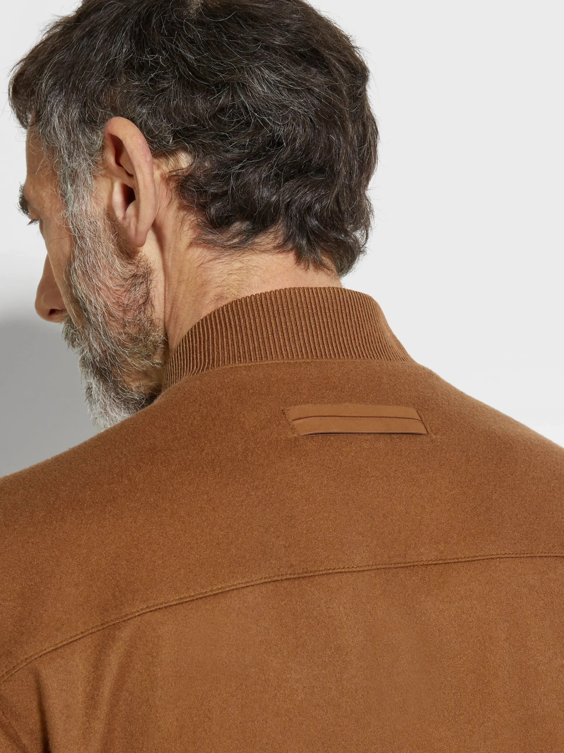 Jackets And Coats>ZEGNA Oasi Cashmere Elements Bomber DarkFoliage