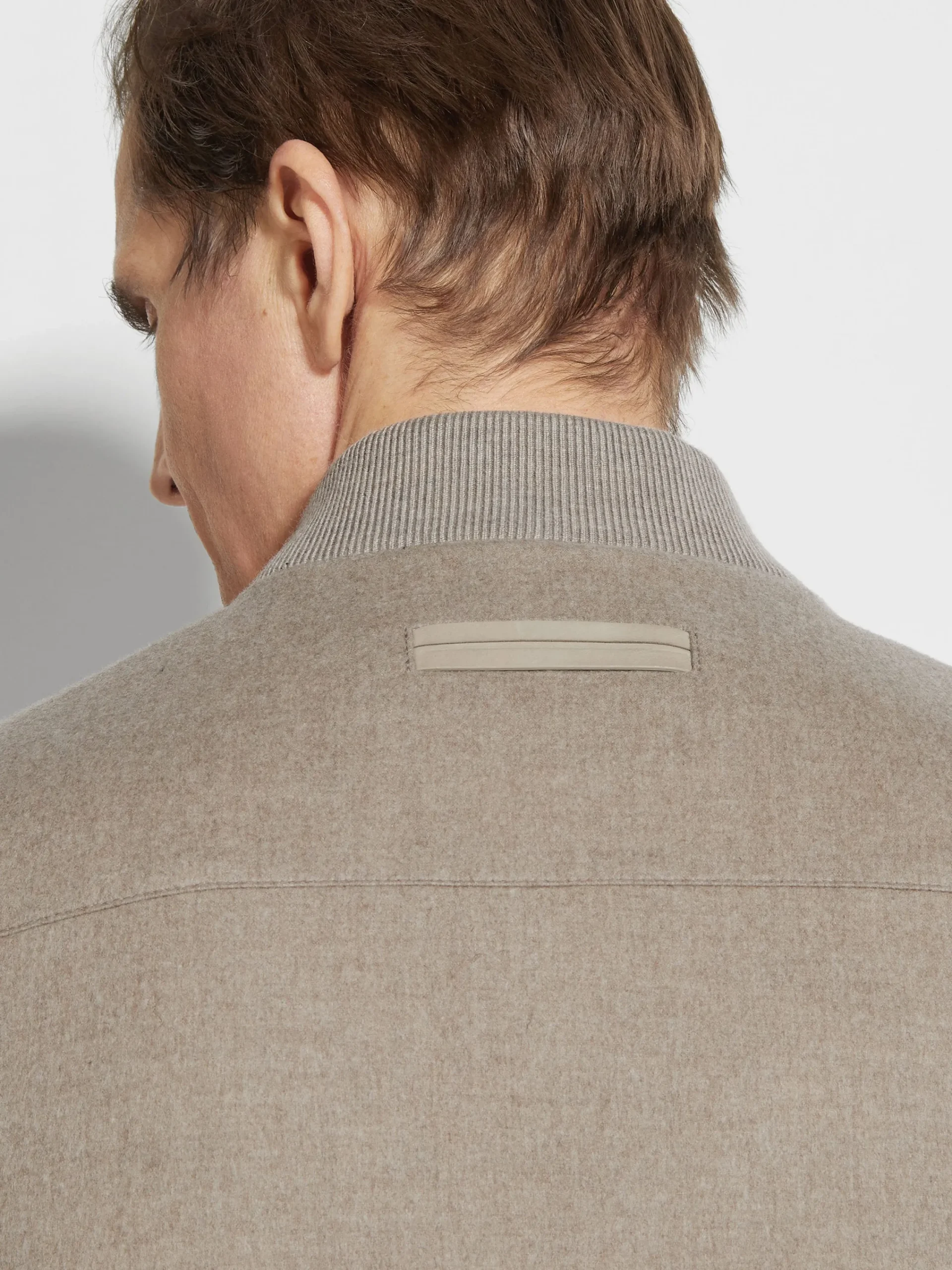 Jackets And Coats>ZEGNA Oasi Cashmere Elements Bomber LightTaupe