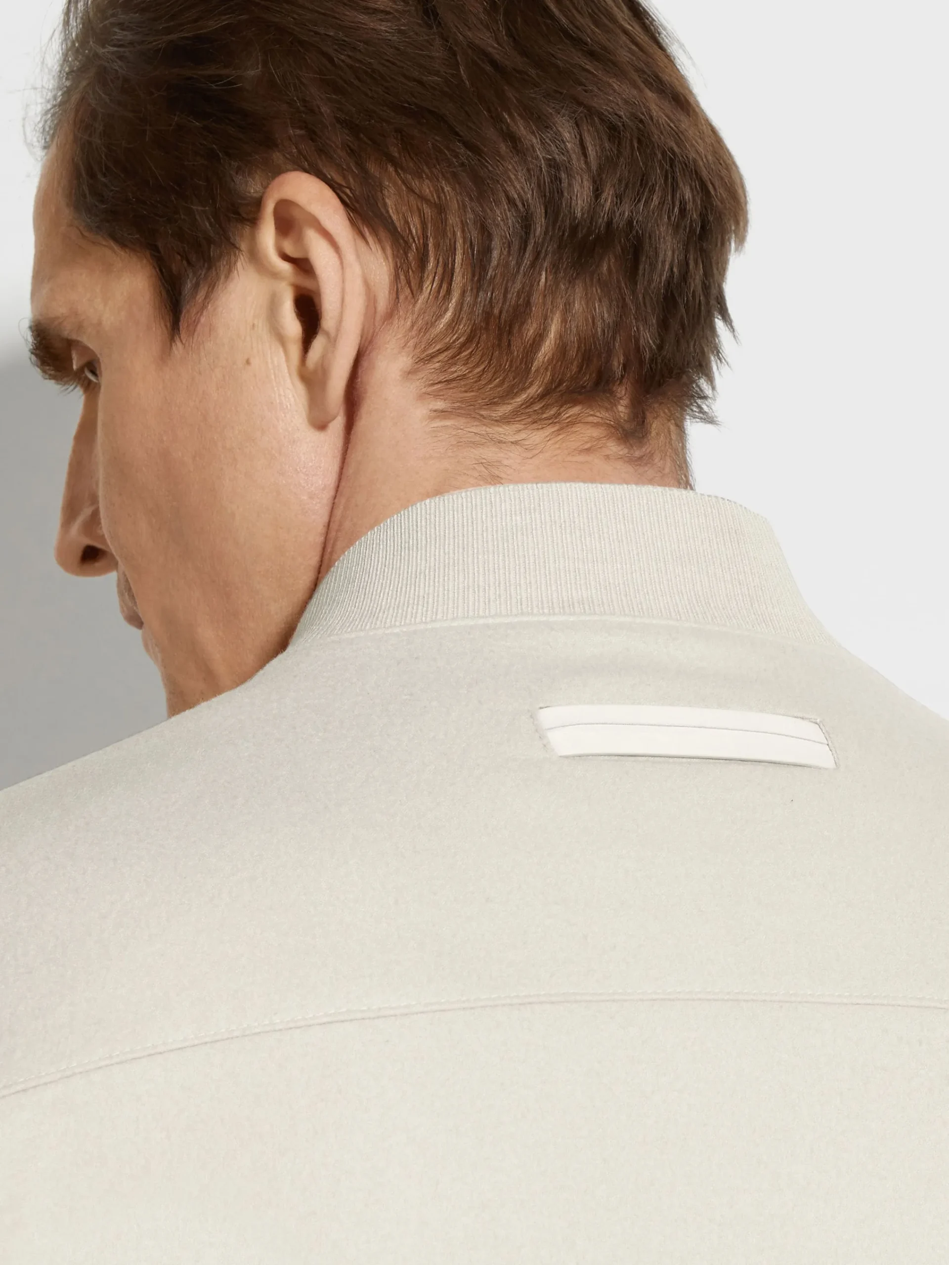 Jackets And Coats>ZEGNA Oasi Cashmere Elements Bomber White