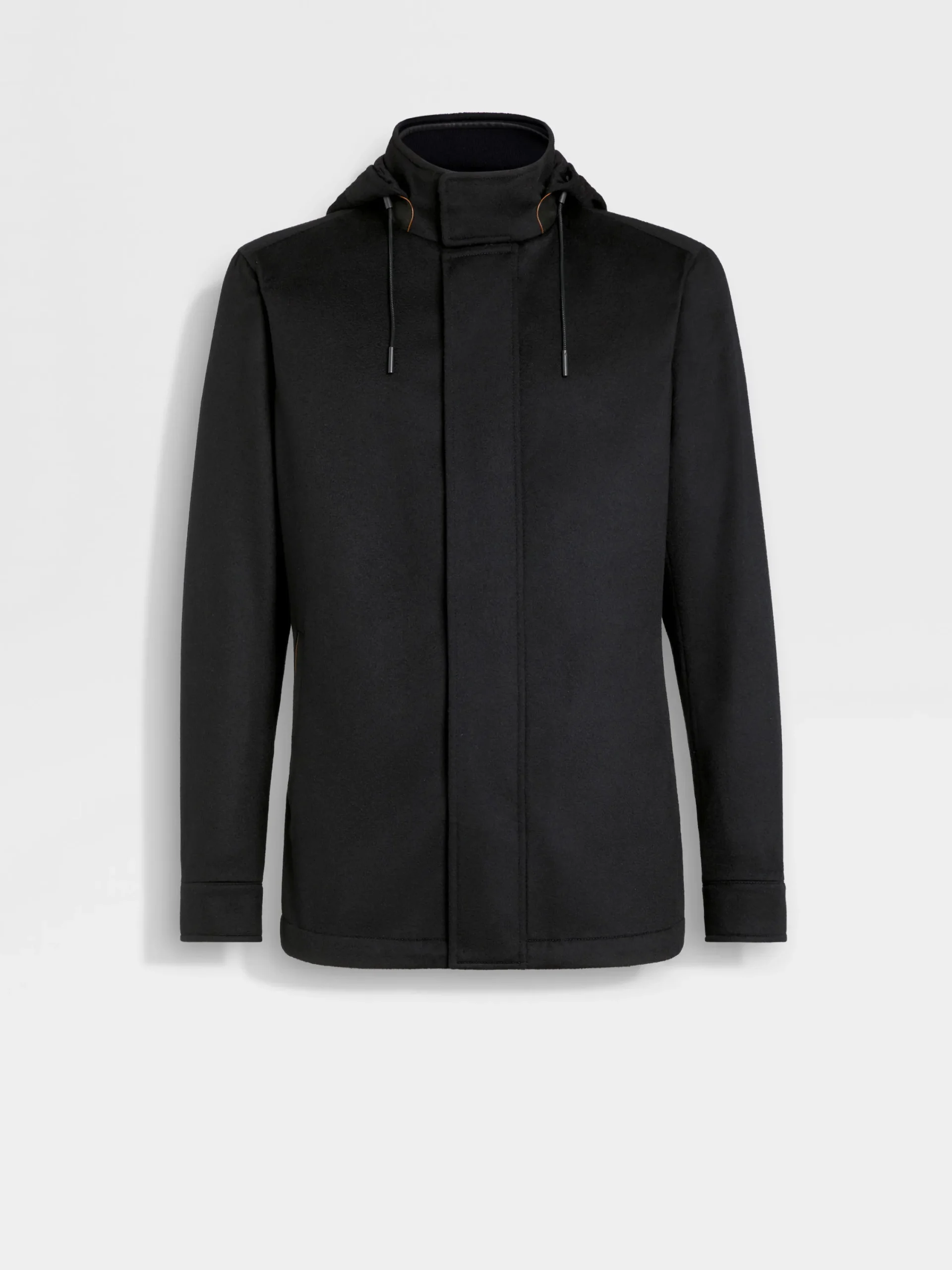 Jackets And Coats>ZEGNA Oasi Cashmere Elements Cima Overjacket Black
