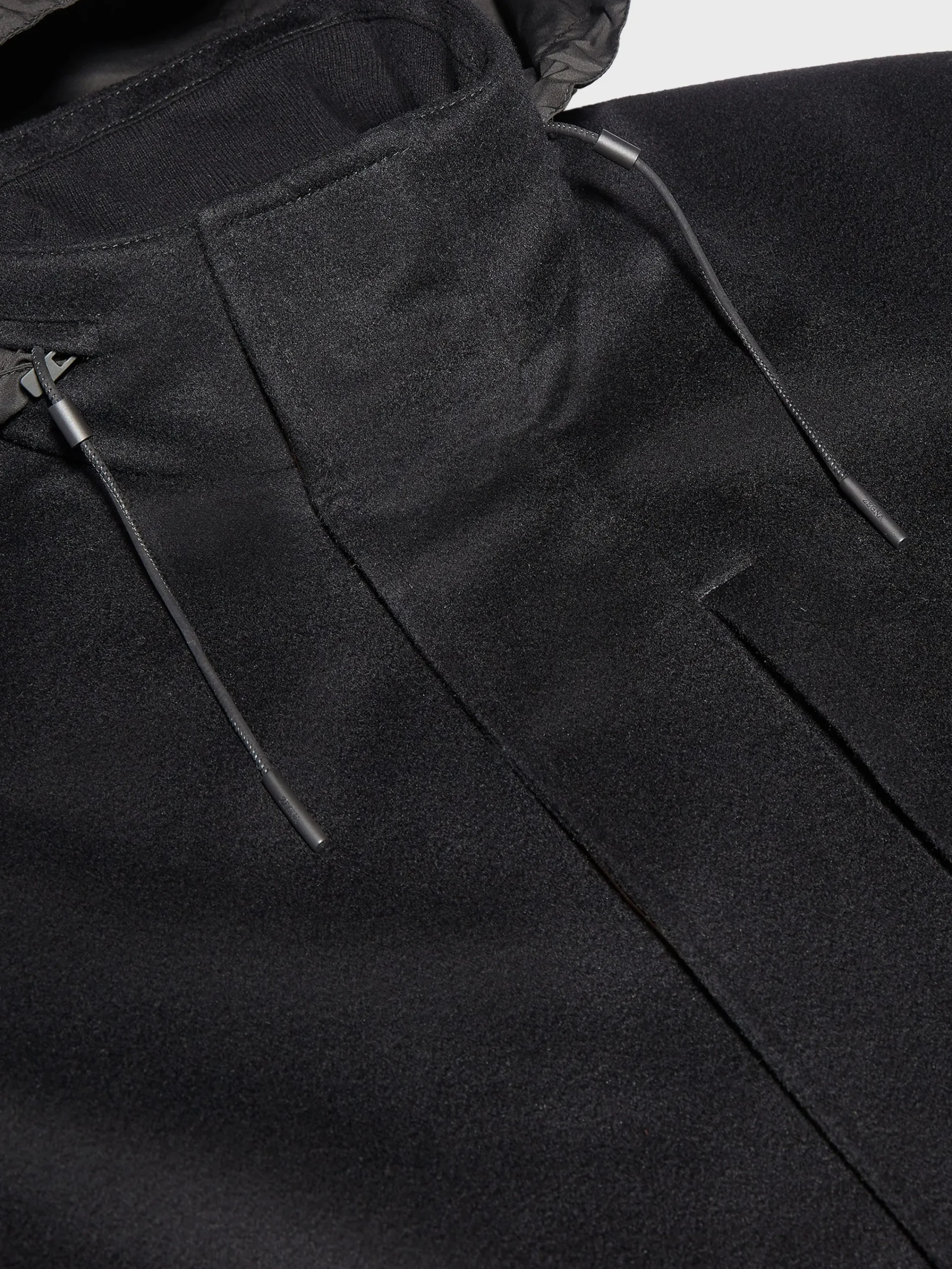 Jackets And Coats>ZEGNA Oasi Cashmere Elements Vetta Overjacket Black