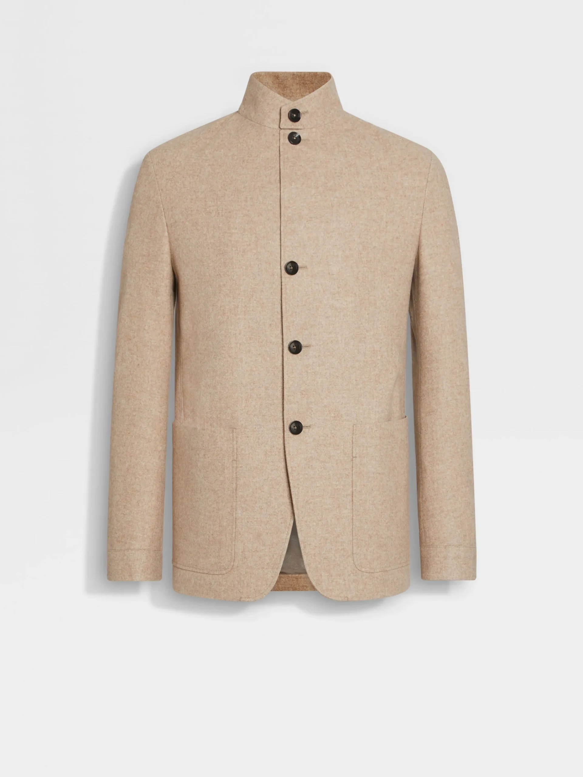 Travel In Style|Overshirts And Chore Jackets>ZEGNA Oasi Cashmere Il Conte Jacket LightTaupeMultimélange