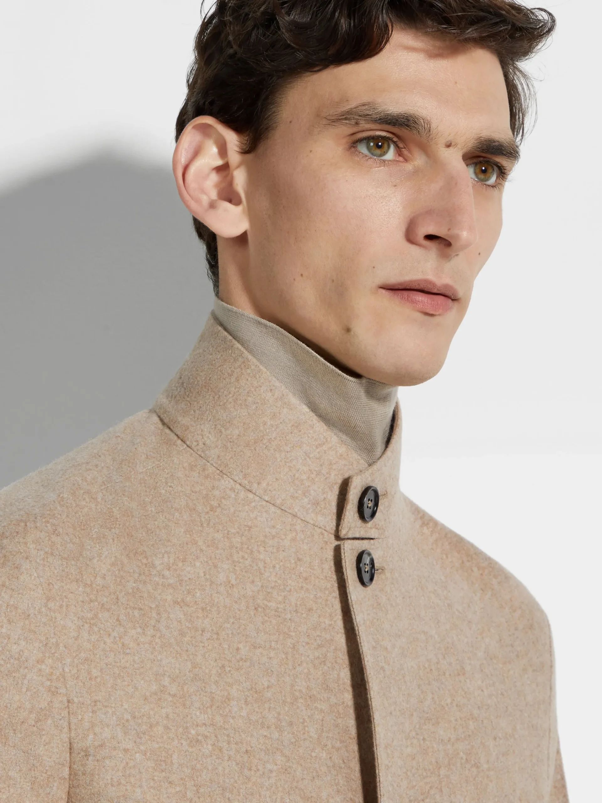 Travel In Style|Overshirts And Chore Jackets>ZEGNA Oasi Cashmere Il Conte Jacket LightTaupeMultimélange