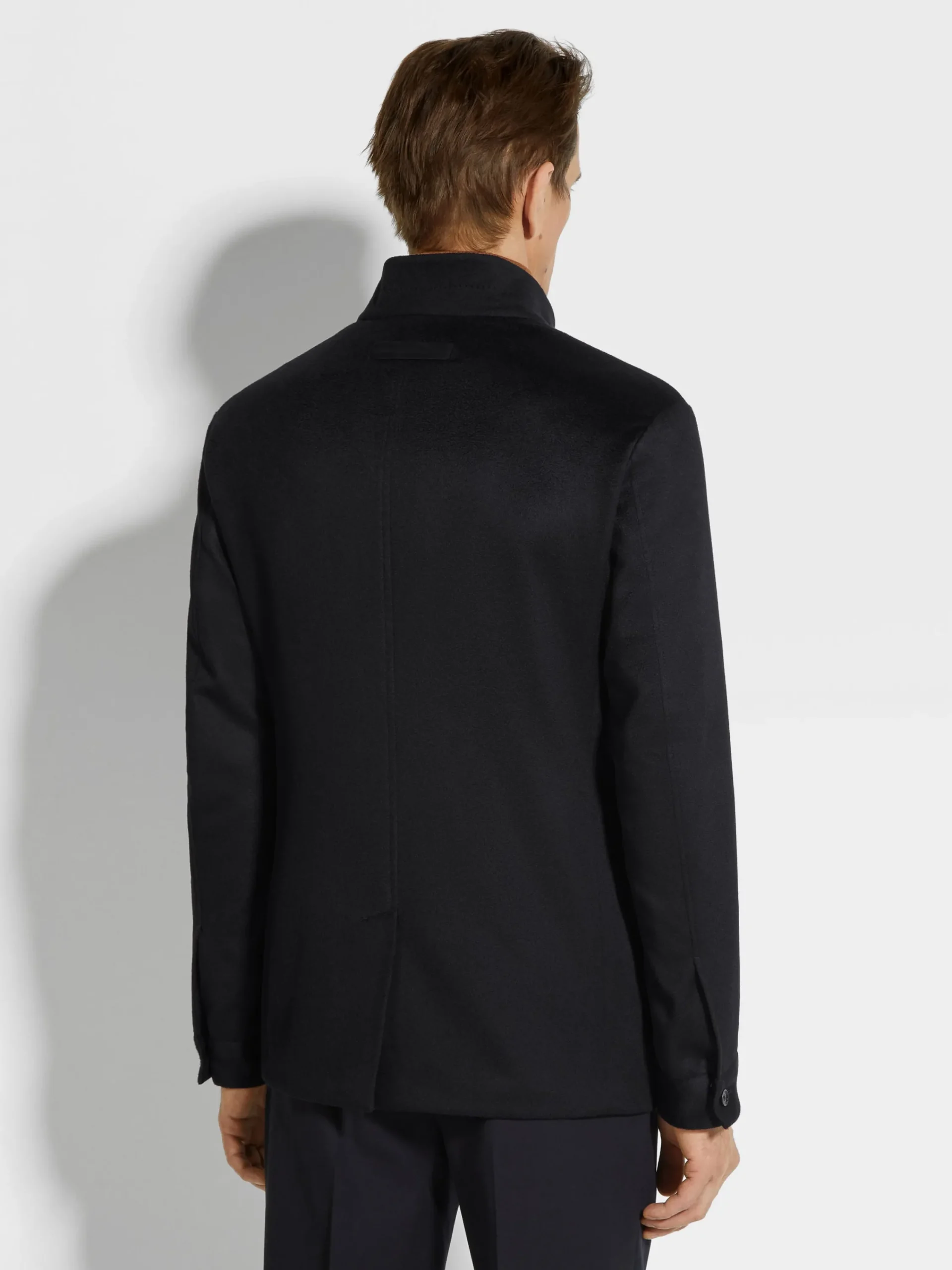 Overshirts And Chore Jackets|Jackets And Coats>ZEGNA Oasi Cashmere Il Conte Jacket Black