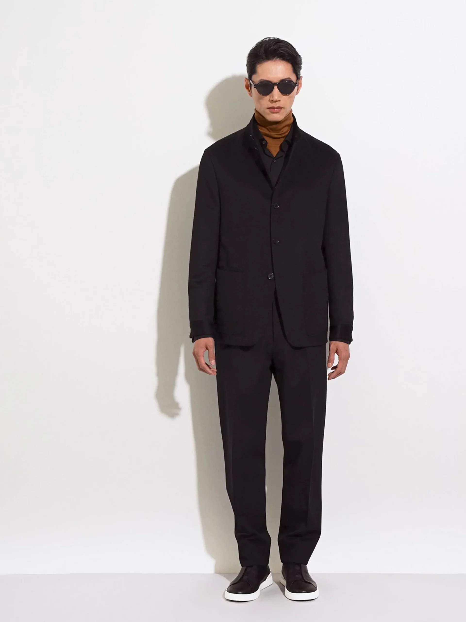 Overshirts And Chore Jackets|Jackets And Coats>ZEGNA Oasi Cashmere Il Conte Jacket Black