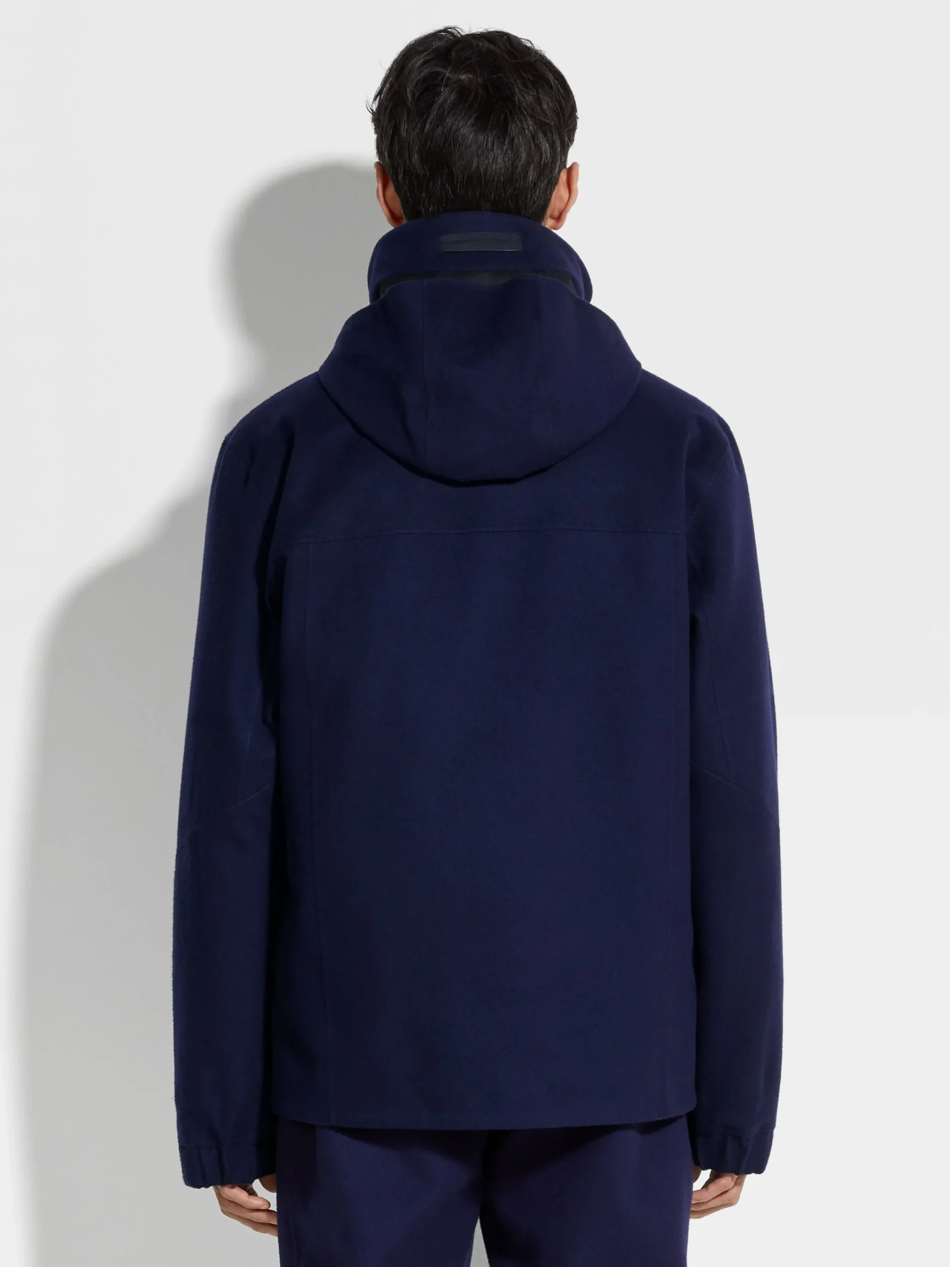 Travel In Style|Jackets And Coats>ZEGNA Oasi Cashmere Ski Jacket InkBlue