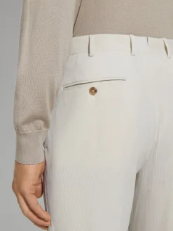 Pants|Suits>ZEGNA Off White Cashco Pants OffWhite
