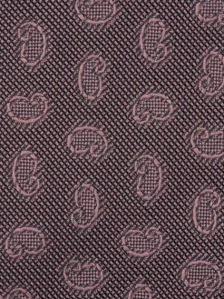 Ties And Bow Ties>ZEGNA Silk Tie Pink