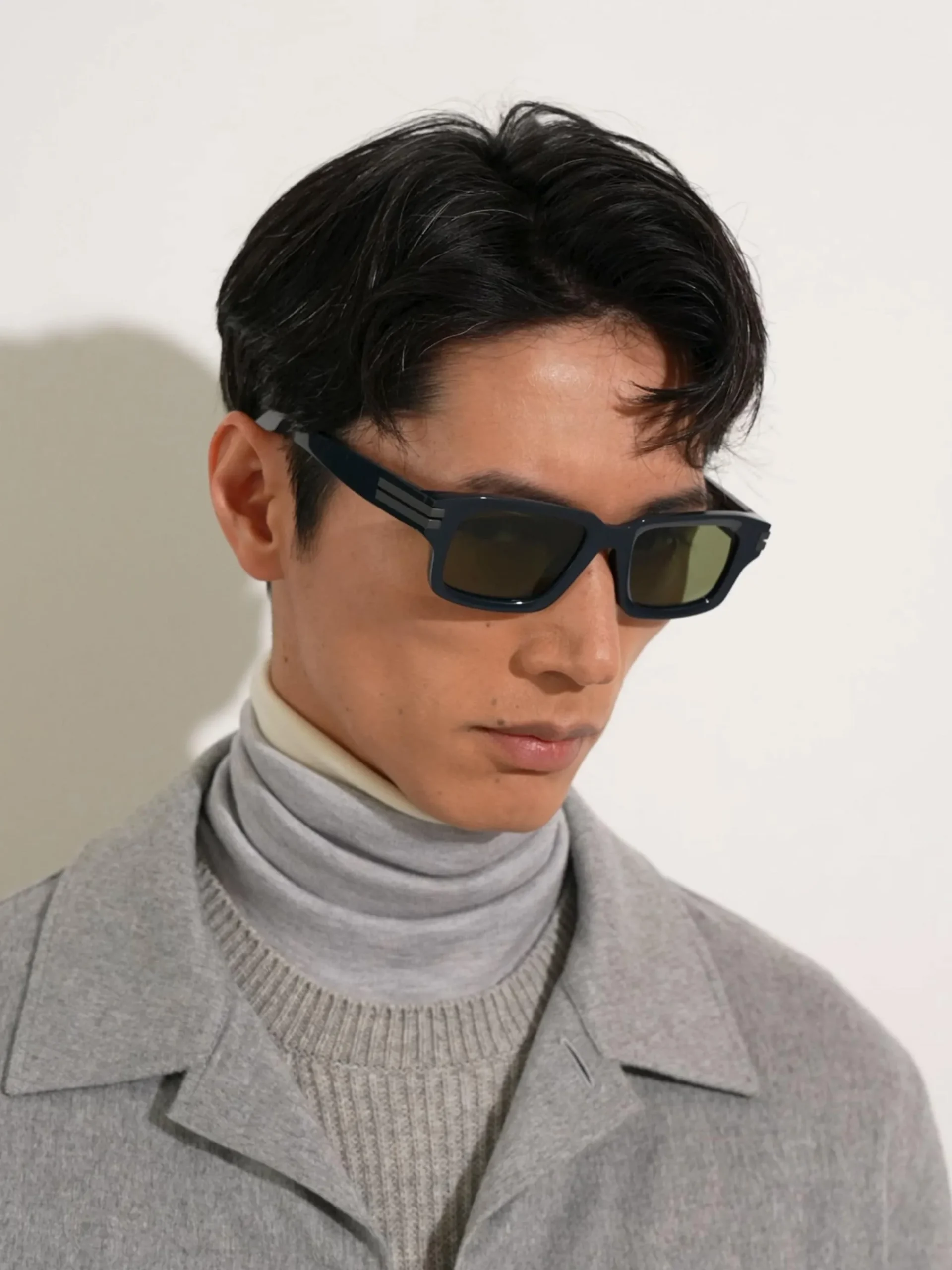 Sunglasses>ZEGNA Red Havana Acetate Sunglasses RedHavana
