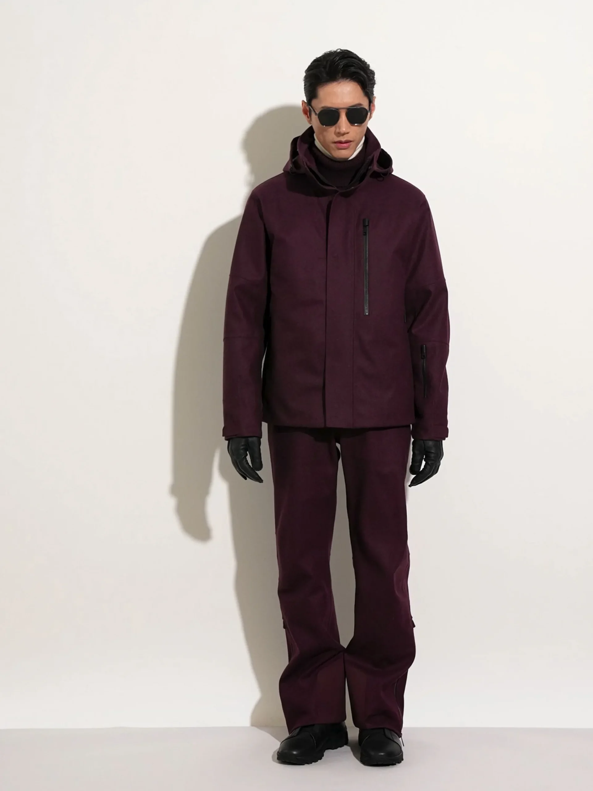 Jackets And Coats>ZEGNA Techmerino™ Wool Ski Pants DarkPurple