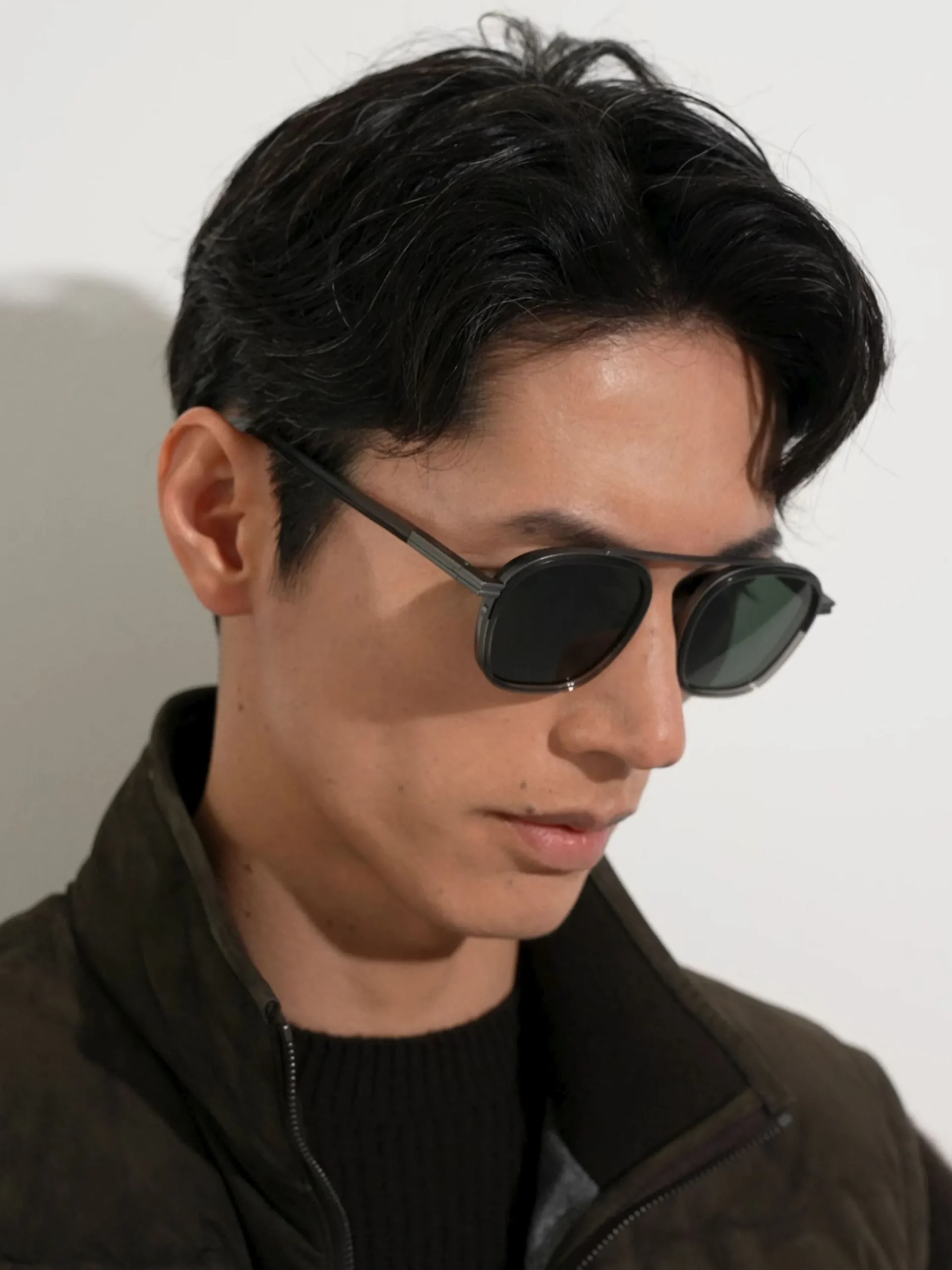 Small Gifts|Travel In Style>ZEGNA Transparent Dark Grey Orizzonte I Acetate and Metal Sunglasses TransparentDarkGrey