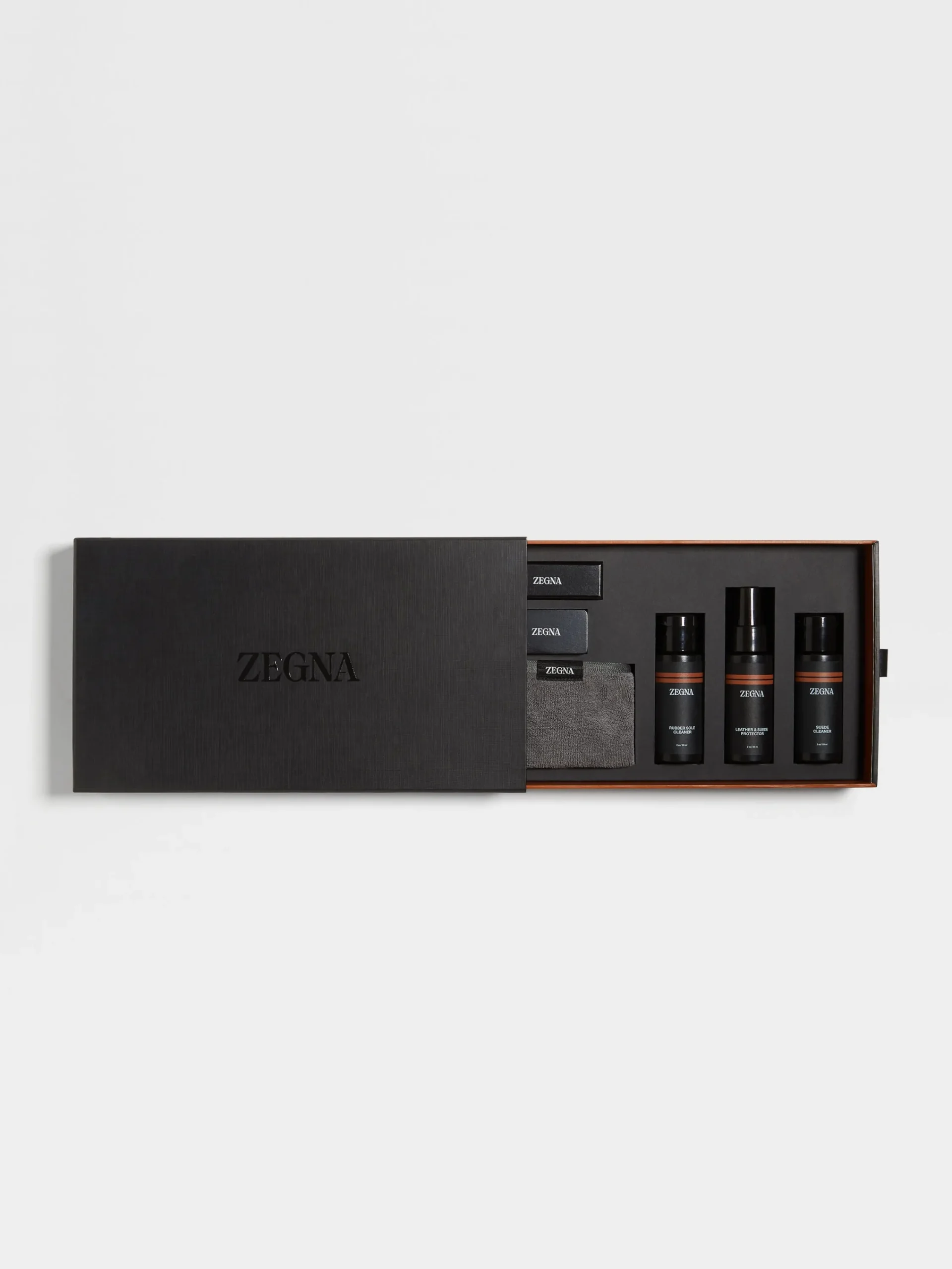 Small Gifts|Travel In Style>ZEGNA Triple Stitch™ Care Kit Black