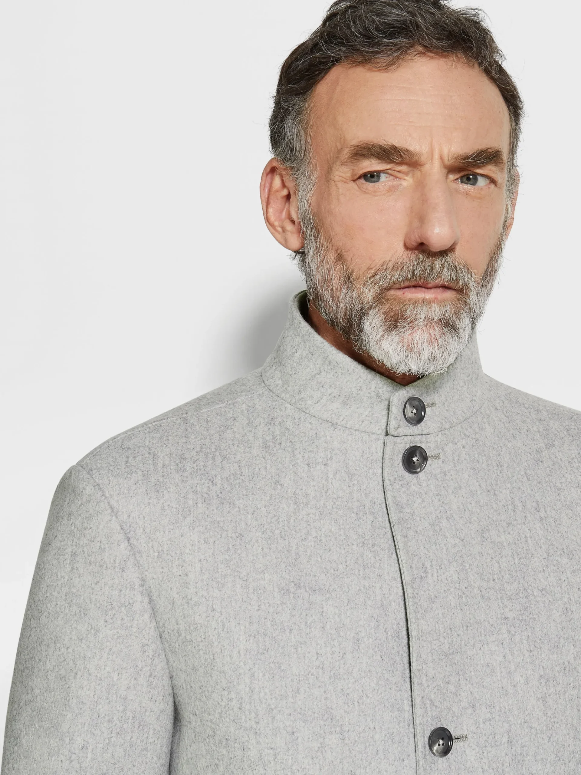 Travel In Style|Overshirts And Chore Jackets>ZEGNA Trofeo Cashmere Il Conte Jacket LightGrey