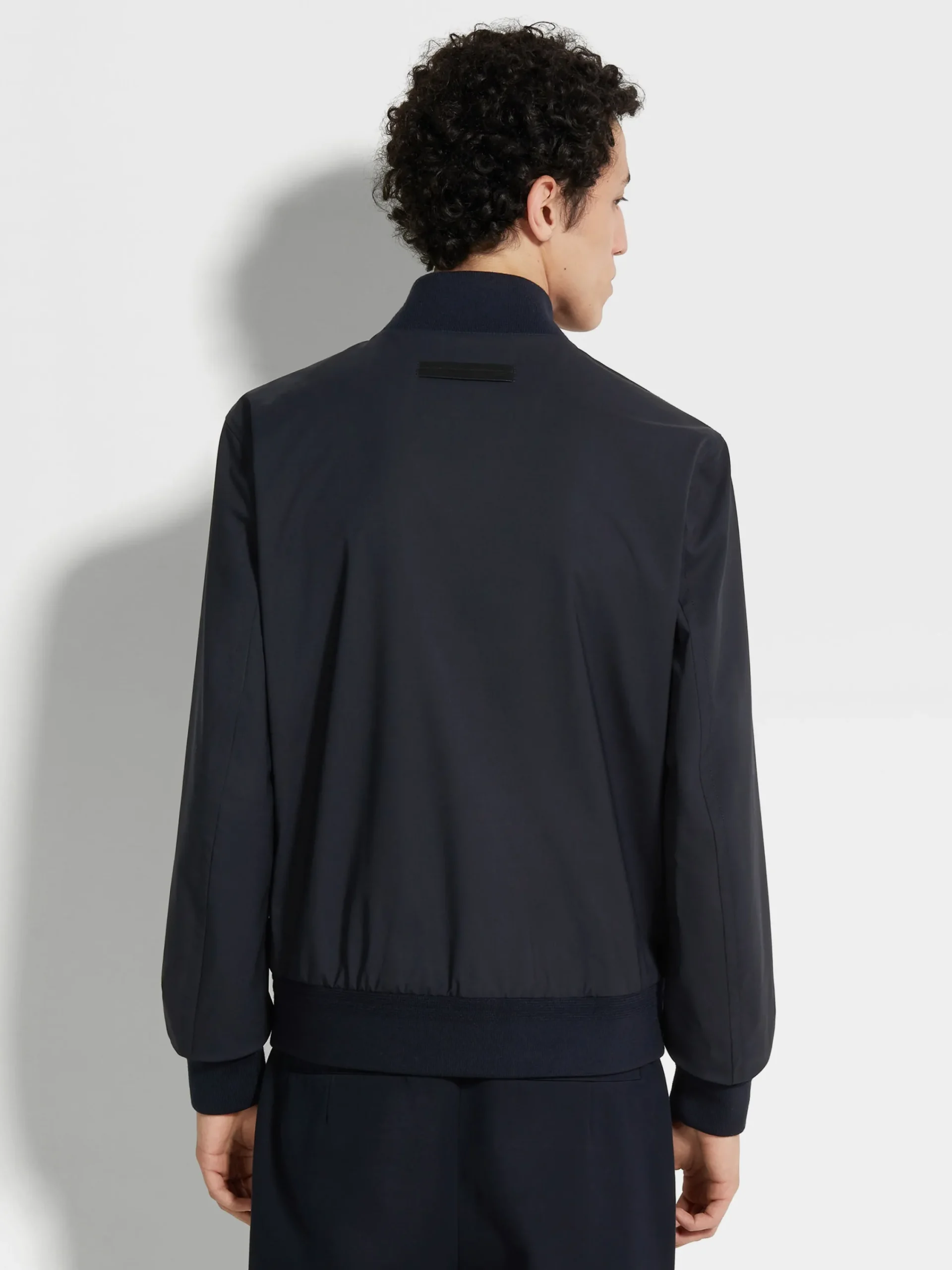 Jackets And Coats>ZEGNA Trofeo™ Elements Wool Bomber NavyBlue