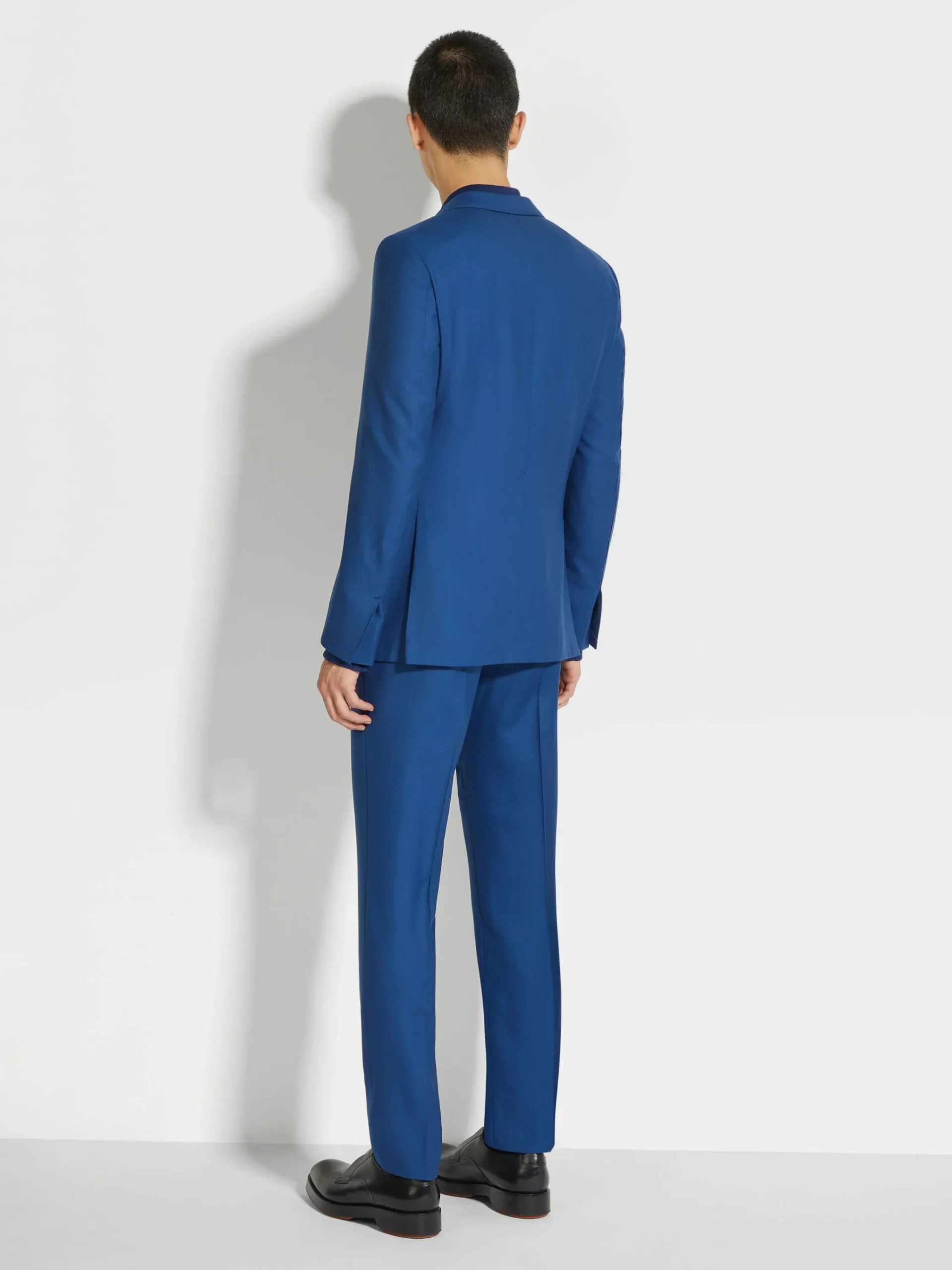Suits>ZEGNA Utility Blue Oasi Cashmere Suit UtilityBlue
