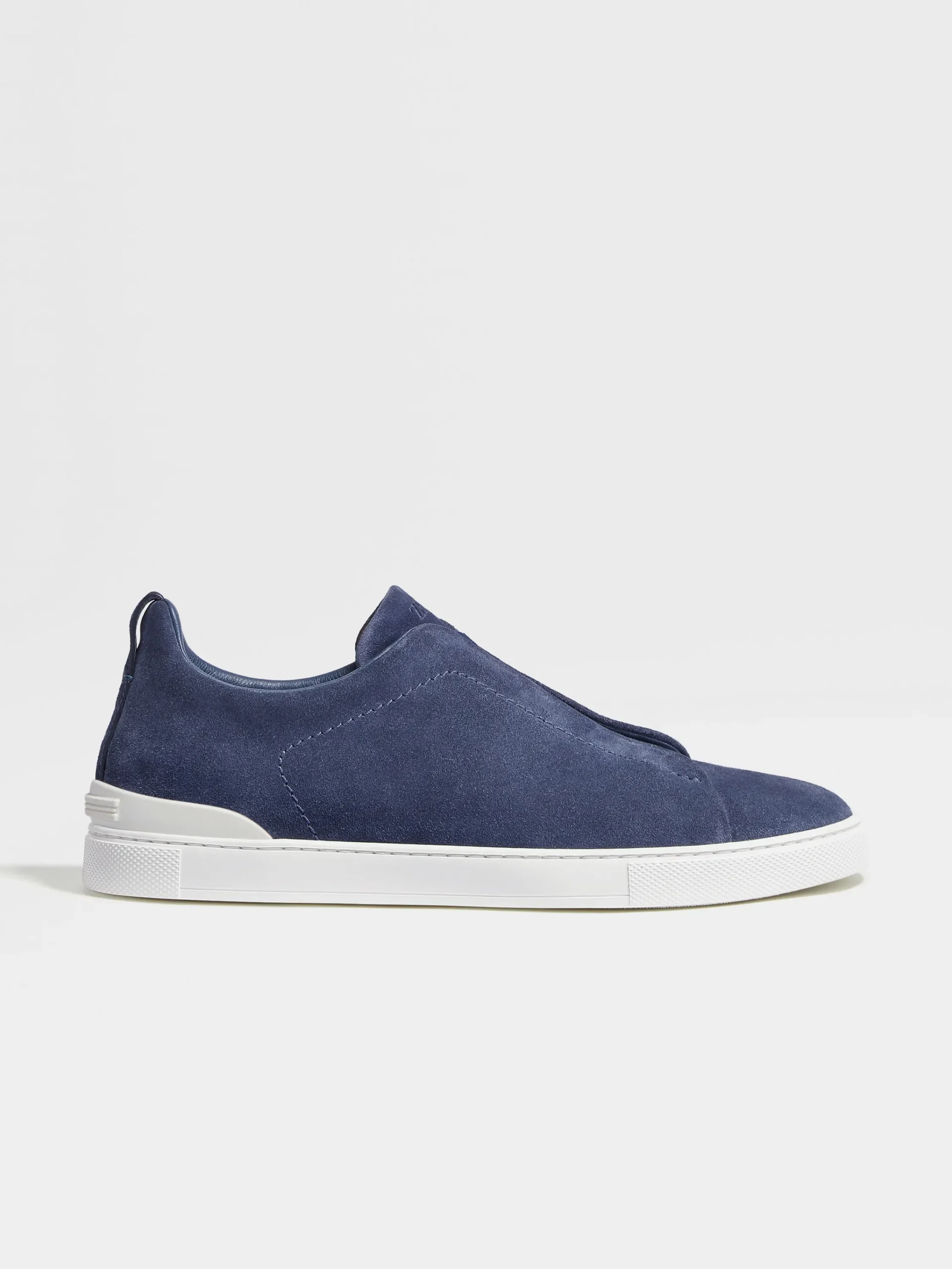 Sneakers>ZEGNA Utility Blue Suede Triple Stitch™ Sneakers UtilityBlue