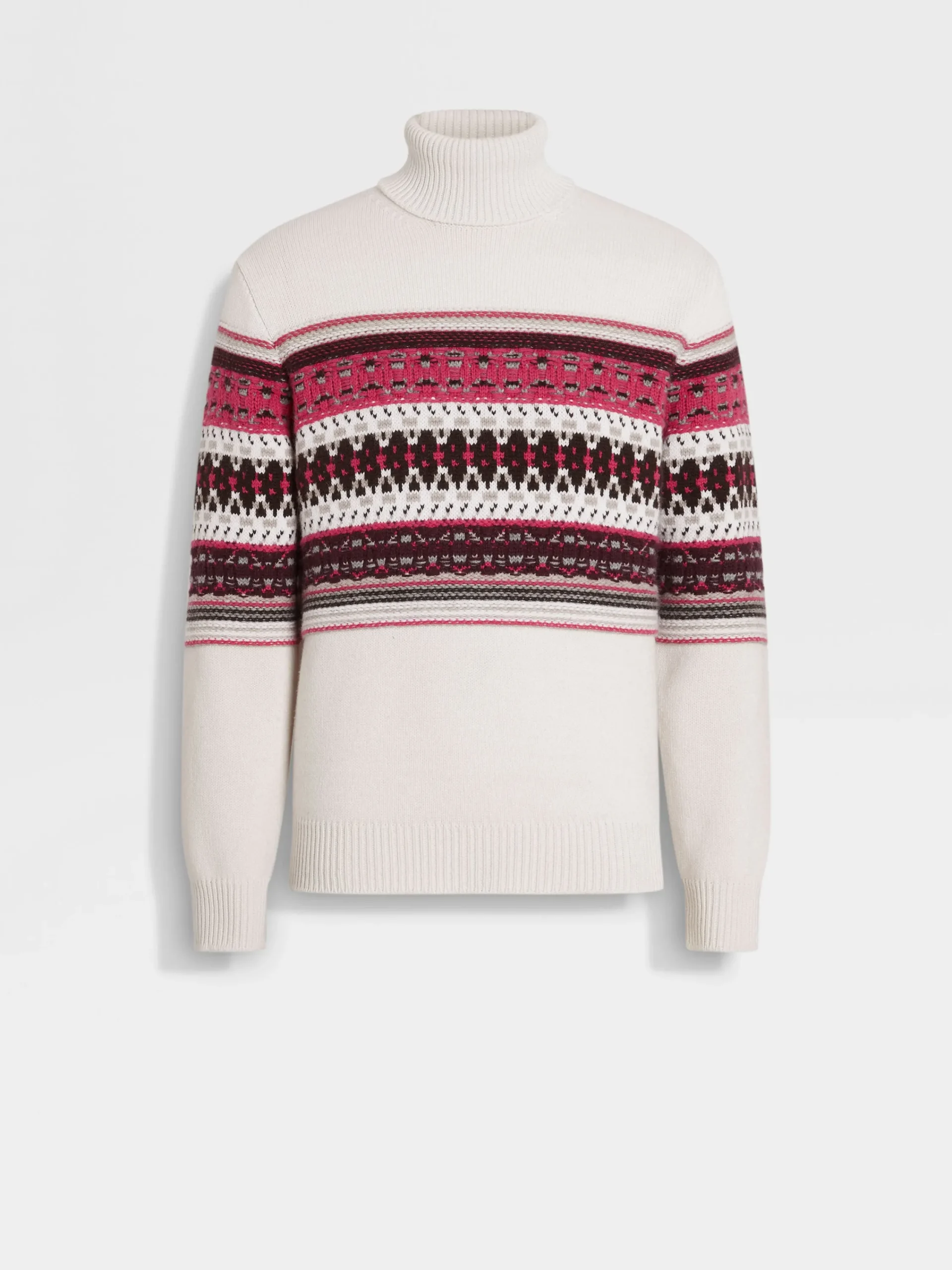 Travel In Style|Sweaters>ZEGNA Oasi Cashmere Turtleneck White