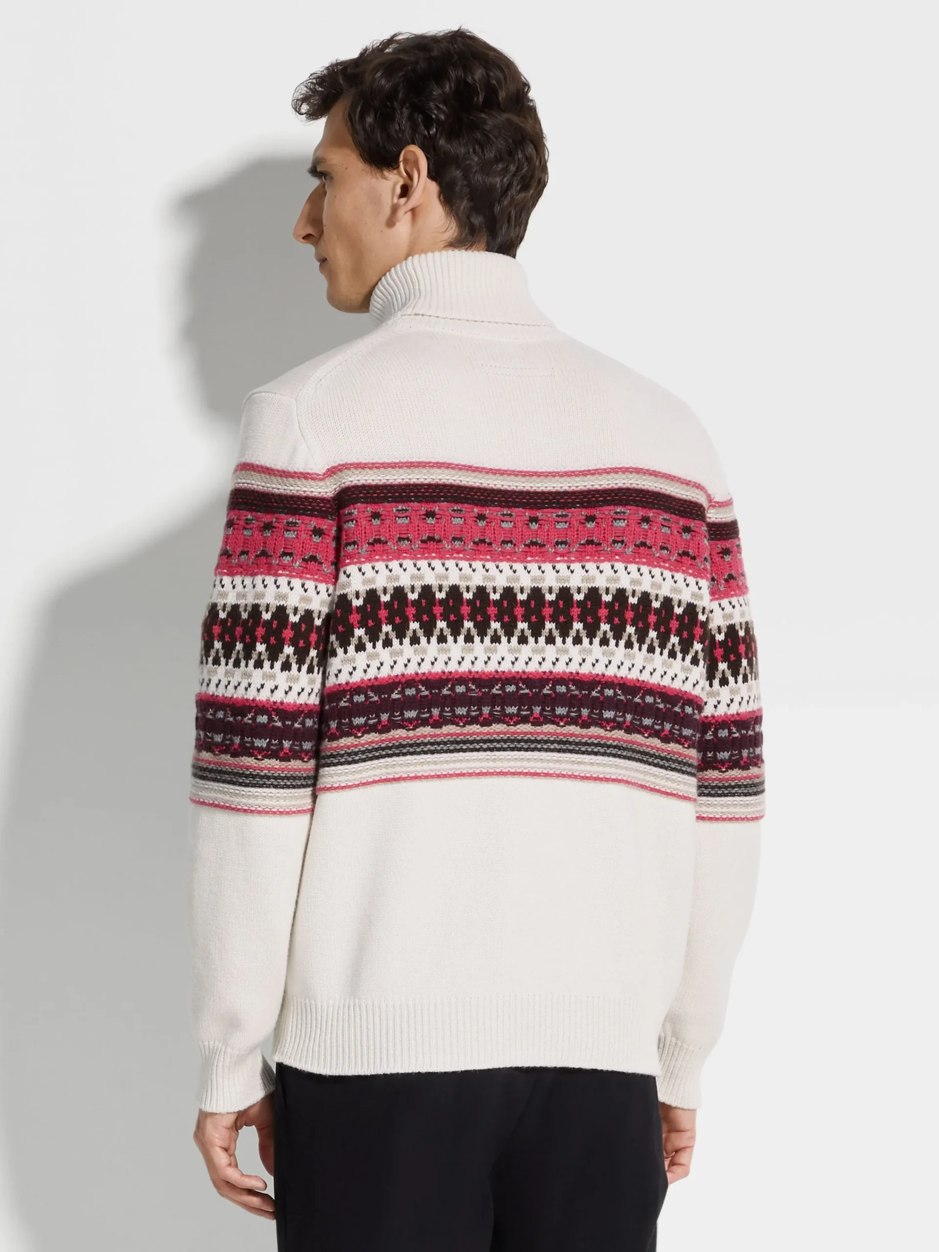Travel In Style|Sweaters>ZEGNA Oasi Cashmere Turtleneck White