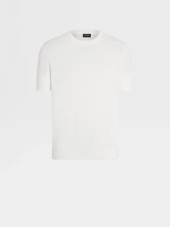 T-Shirts|Sweaters>ZEGNA Premium Cotton T-shirt White